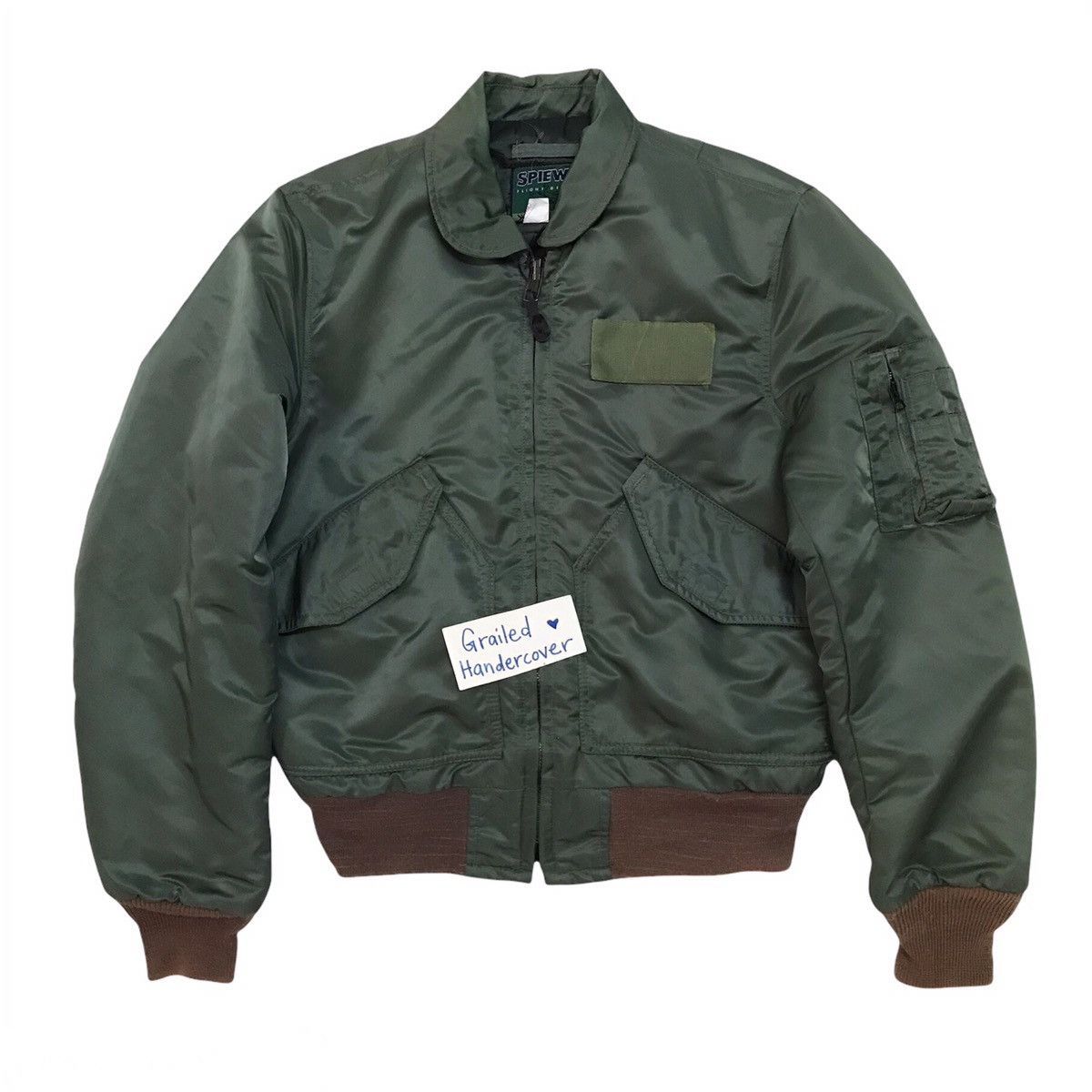 I. Spiewak And Sons Spiewak Flight Deck Usa Jacket Ideal Zipper Size US S / EU 44-46 / 1 - 1 Thumbnail