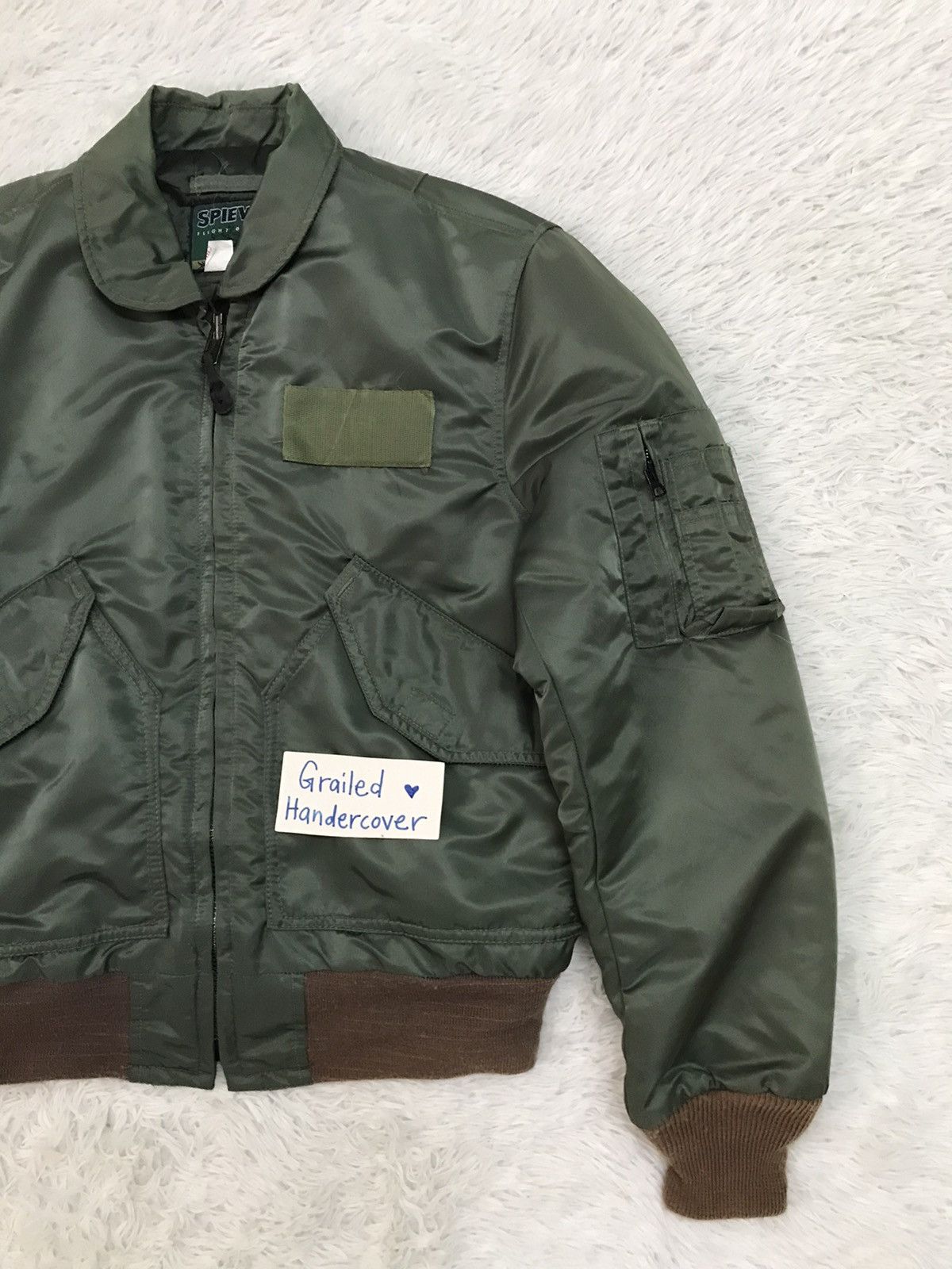 I. Spiewak And Sons Spiewak Flight Deck Usa Jacket Ideal Zipper Size US S / EU 44-46 / 1 - 4 Thumbnail