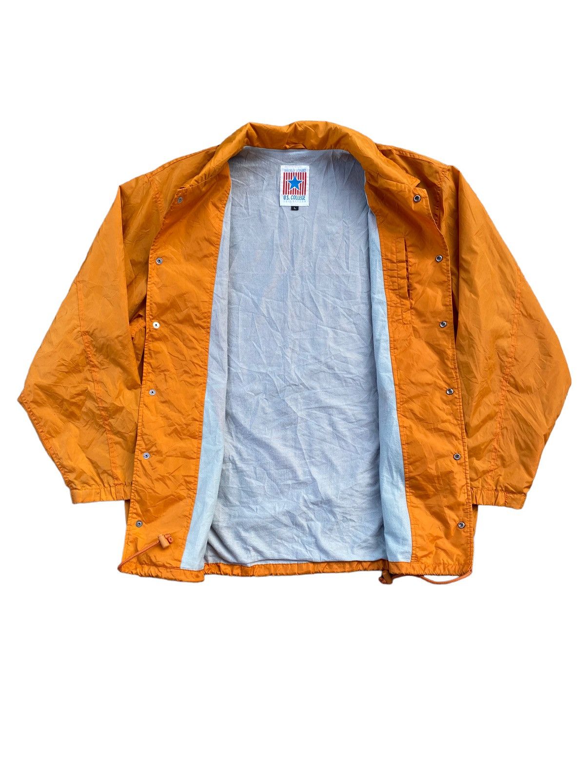 Vintage 90s Vintage Clemson University Button Up Coach Jacket. #A6 Size US L / EU 52-54 / 3 - 5 Thumbnail