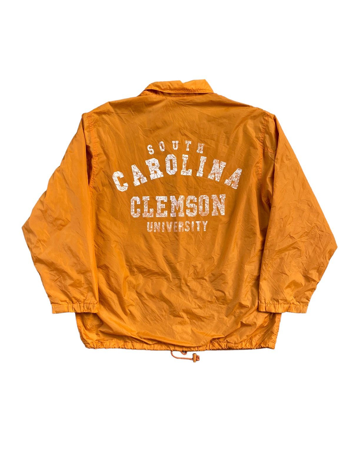 Vintage 90s Vintage Clemson University Button Up Coach Jacket. #A6 Size US L / EU 52-54 / 3 - 7 Thumbnail