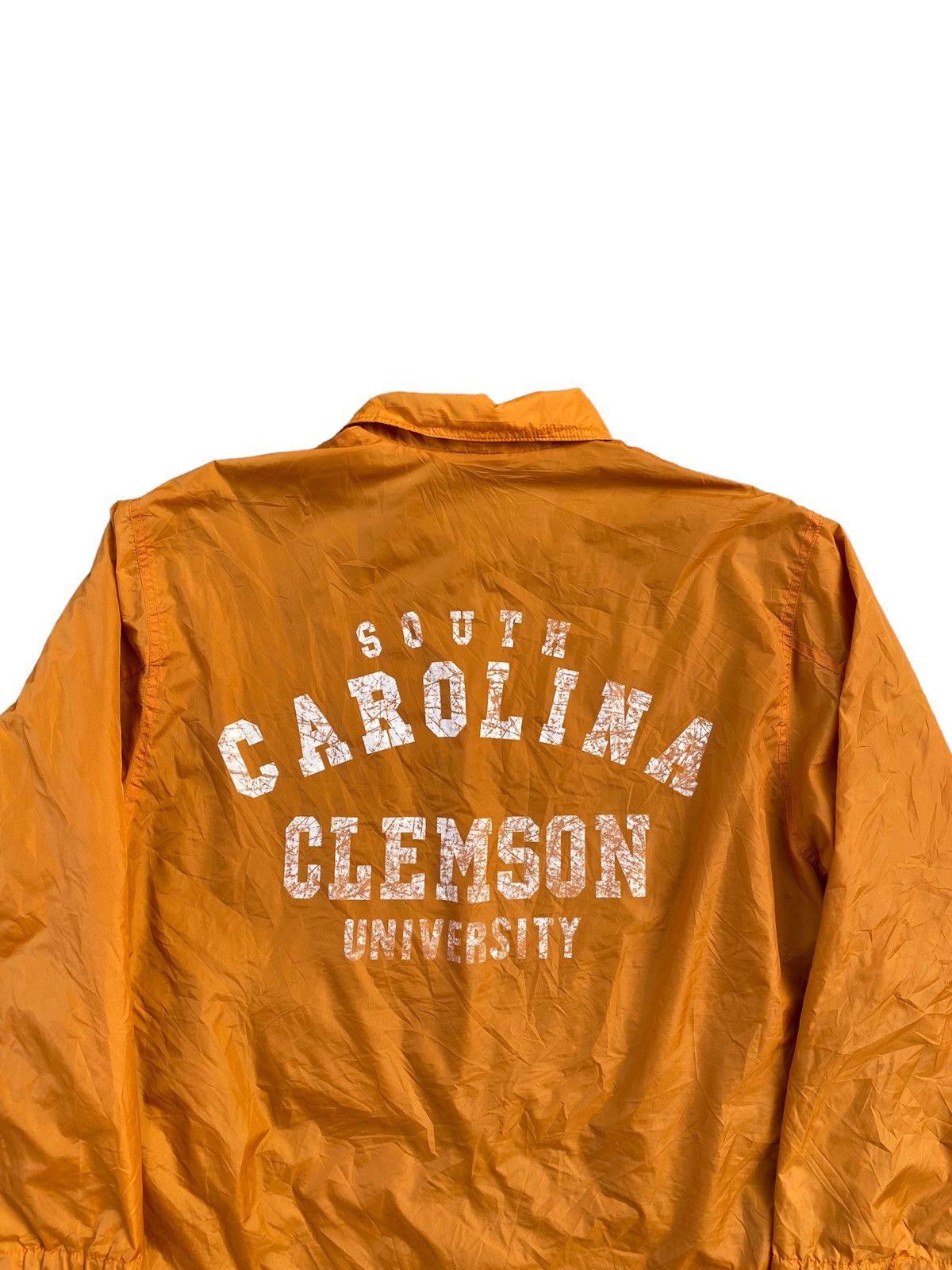 Vintage 90s Vintage Clemson University Button Up Coach Jacket. #A6 Size US L / EU 52-54 / 3 - 8 Thumbnail