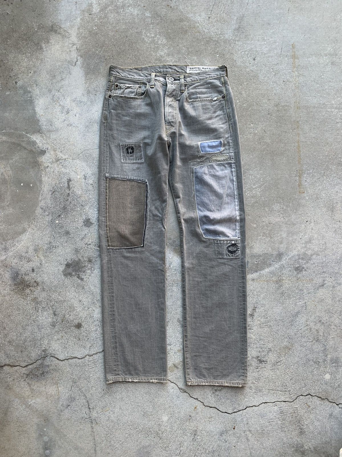Japanese Brand Kapital Patchwork Denim Size US 31 - 1 Thumbnail