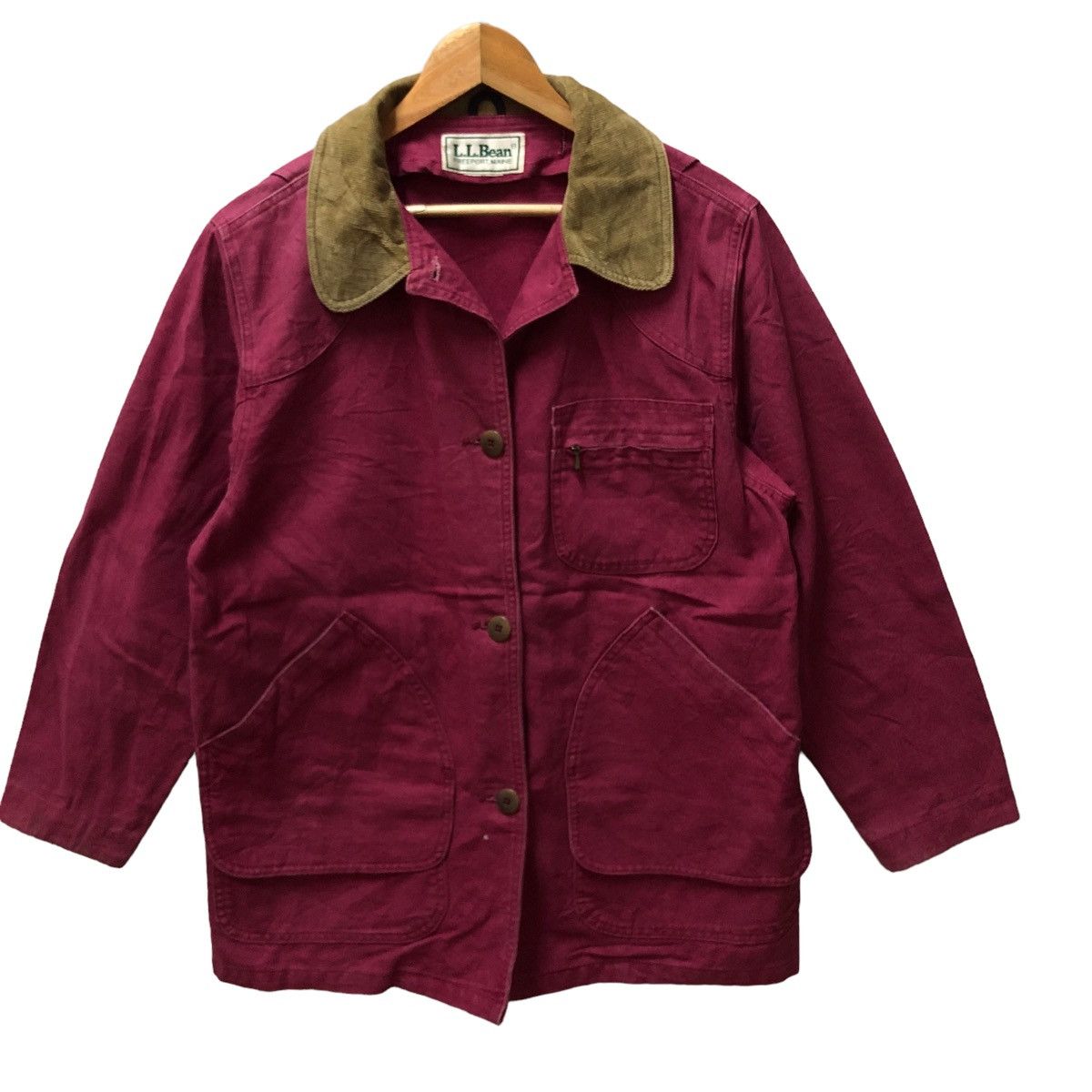 L.L. Bean Vinatage l.l bean chore jacket curdoroy collar made in usa Size US L / EU 52-54 / 3 - 1 Thumbnail