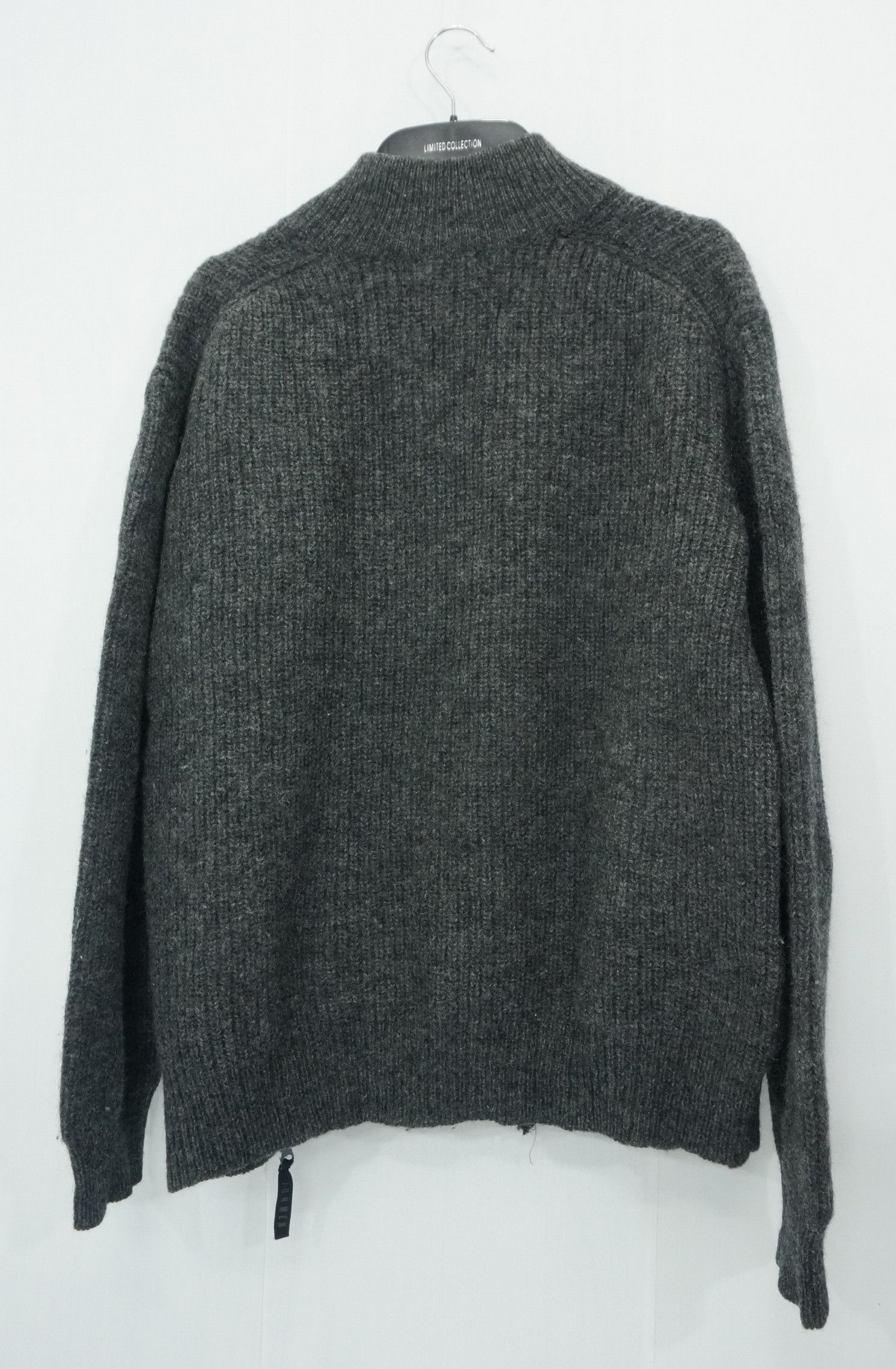 Japanese Brand Vintage JUNMEN Zipper Wool Sweater Size US M / EU 48-50 / 2 - 2 Thumbnail
