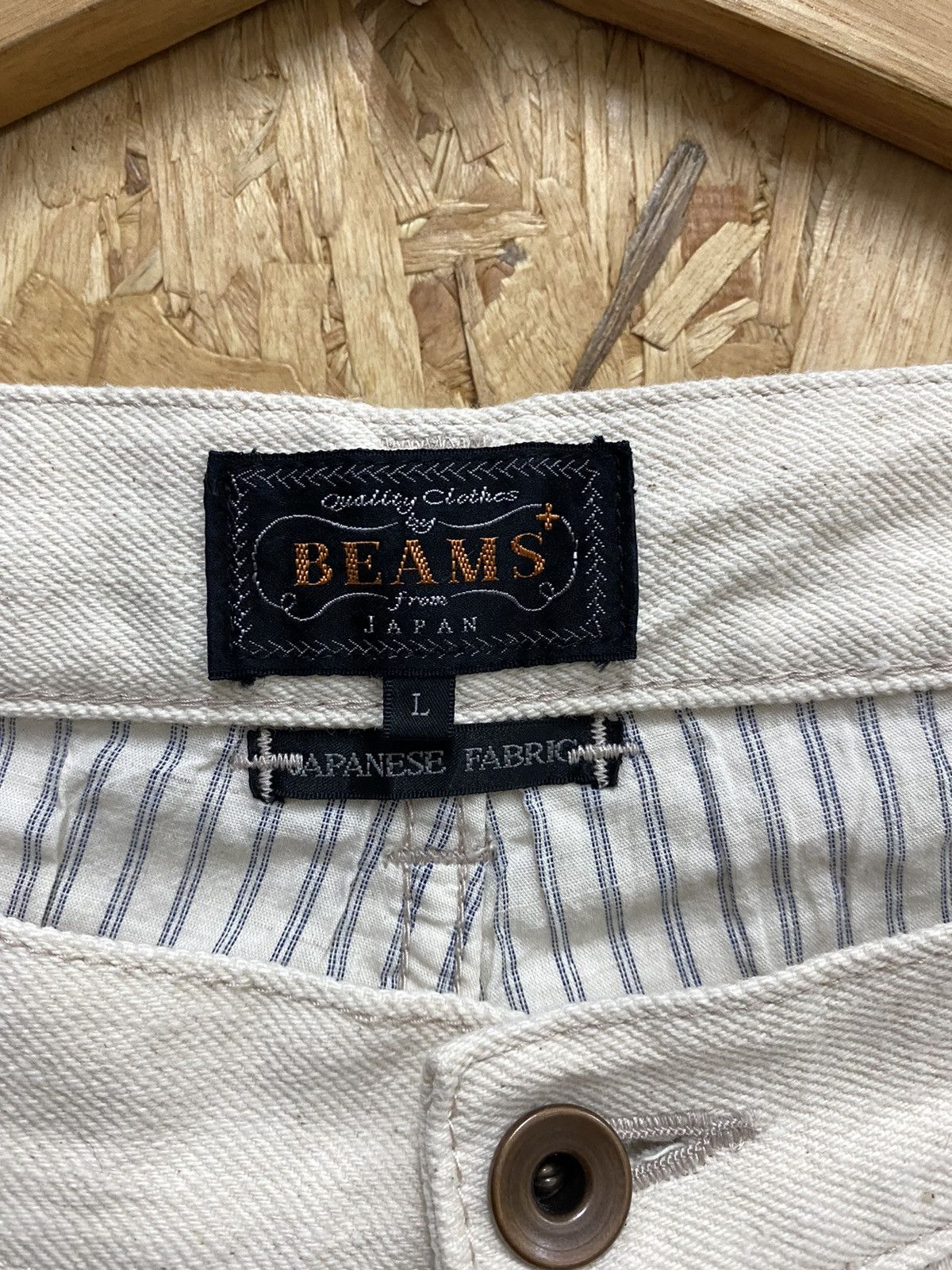 Beams Plus Beam Plus Denim White Vintage Size US 35 - 3 Thumbnail