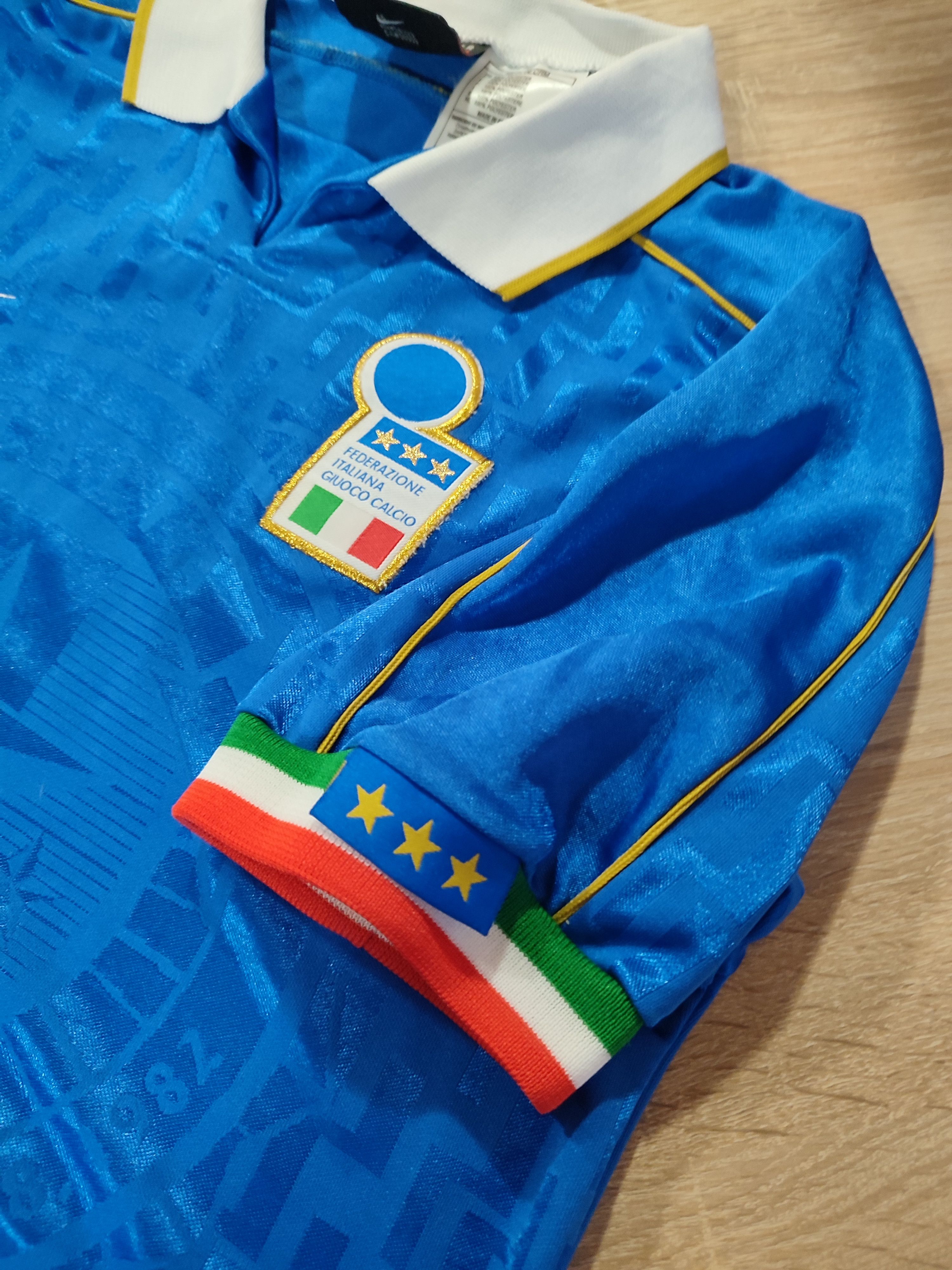 Nike × Soccer Jersey × Vintage Kids Italy 1995 1996 Home