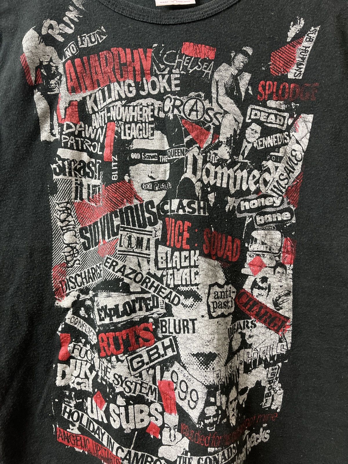Band Tees VINTAGE PUNK ANARCHY FULL PRINT VERY RARE Size US L / EU 52-54 / 3 - 2 Thumbnail