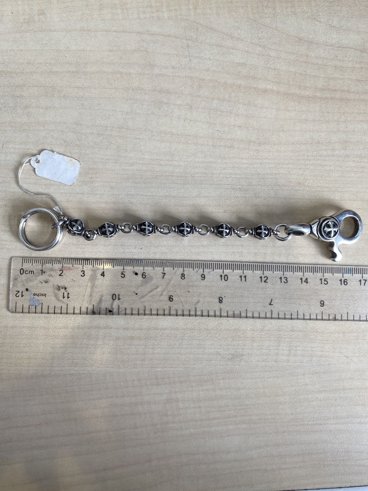 Sterling Silver Silver Keychain Chrome Hearts Inspired Size ONE SIZE - 5 Thumbnail