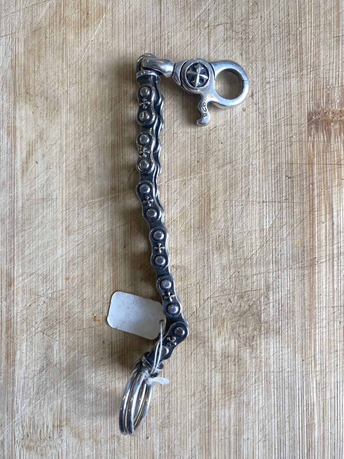 Sterling Silver Silver Bike Chain Keychain Size ONE SIZE - 3 Thumbnail
