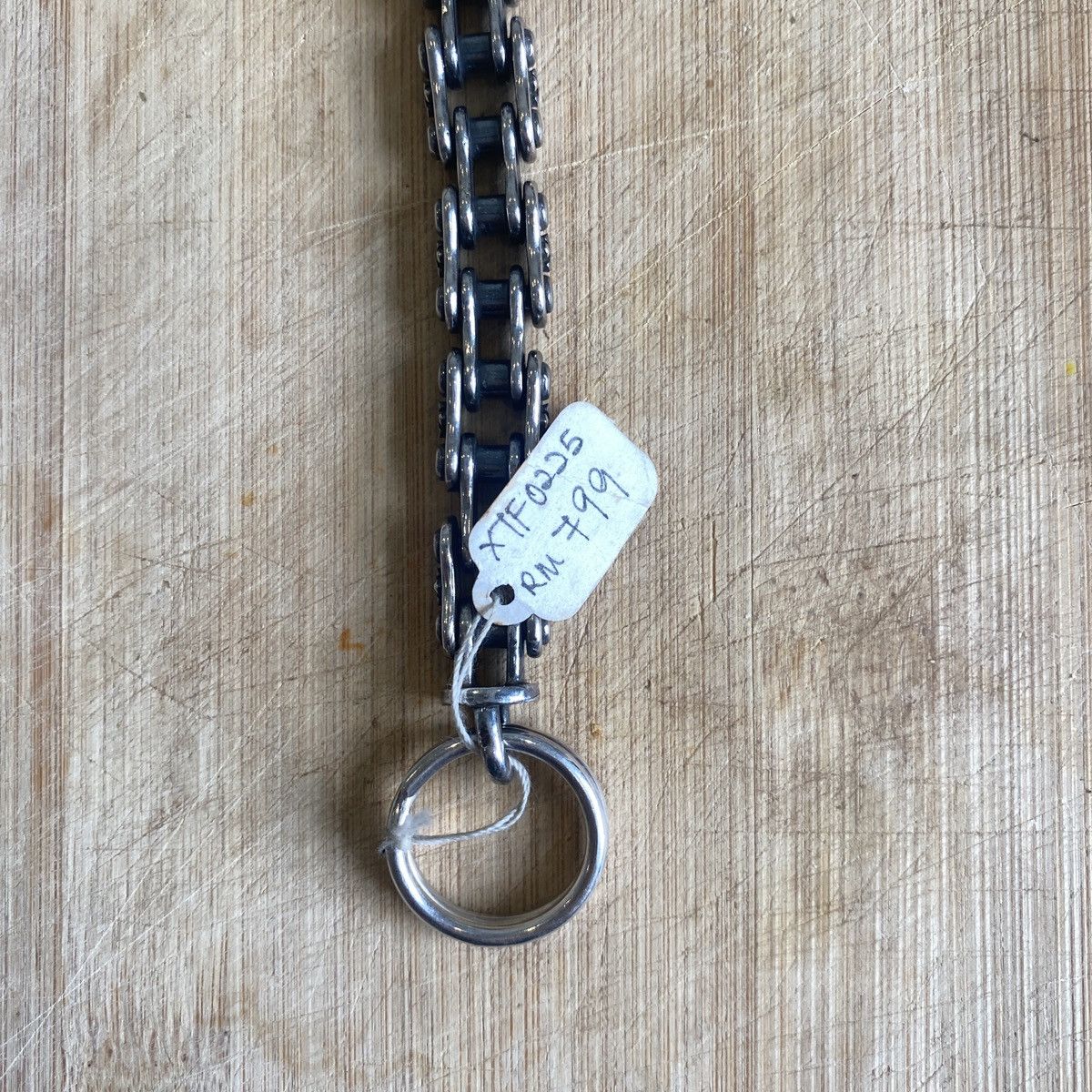 Sterling Silver Silver Bike Chain Keychain Size ONE SIZE - 5 Thumbnail