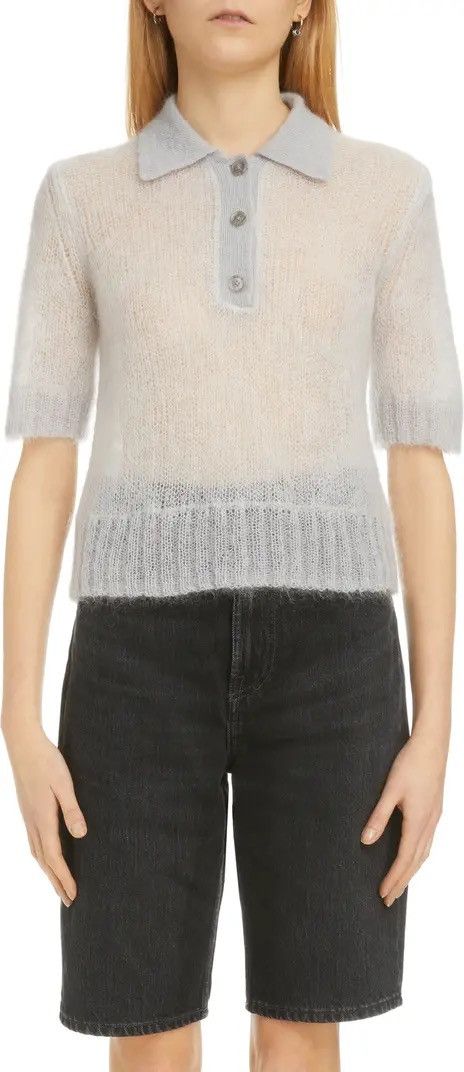 Acne Studios Acne Studios Mohair Polo Shirt Size S / US 4 / IT 40 - 1 Thumbnail