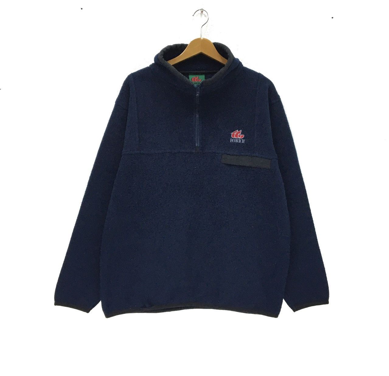 Japanese Brand Ecorich Fleece Nice Design Plain Sweatshirt Size US L / EU 52-54 / 3 - 1 Thumbnail