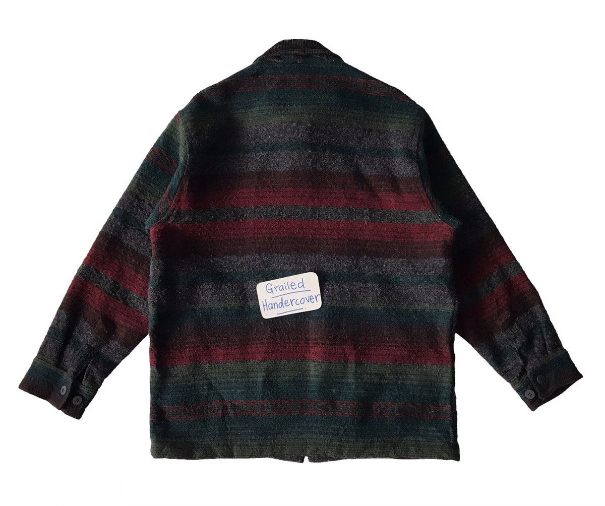 Vintage Vtg Woolrich Colourfull Stripes Wool Jacket Size US L / EU 52-54 / 3 - 2 Thumbnail