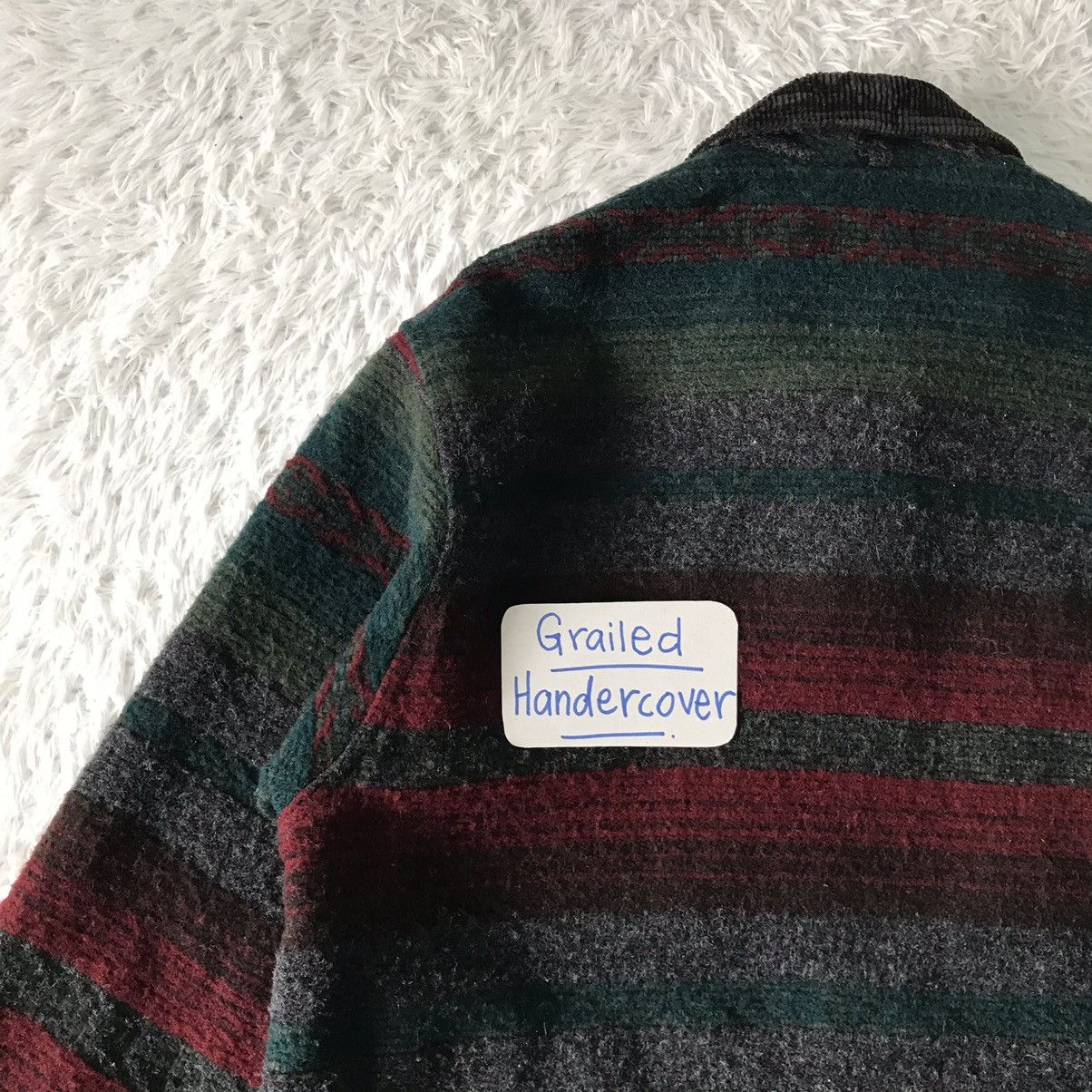 Vintage Vtg Woolrich Colourfull Stripes Wool Jacket Size US L / EU 52-54 / 3 - 10 Thumbnail