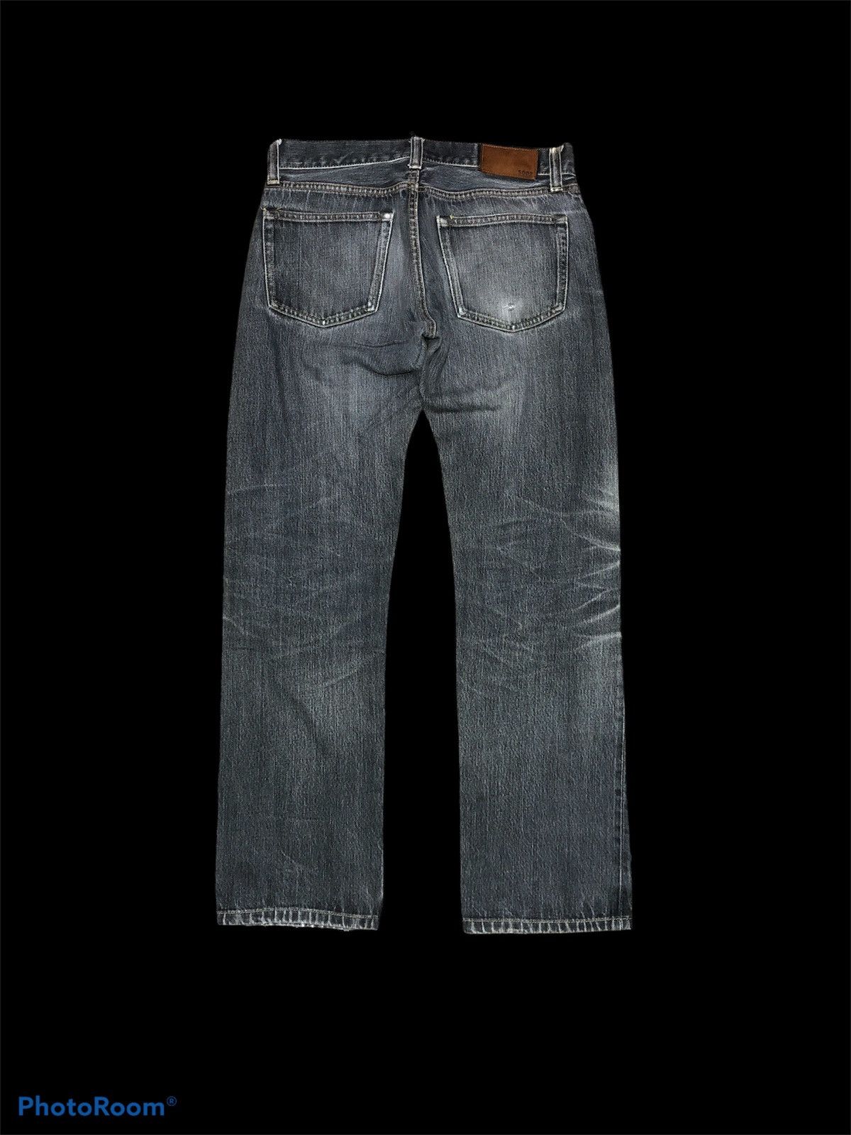 Uniqlo SELVEDGE⚡️⚡️UNIQLO DISTRESSED WASHED BLACK DENIM Size US 30 / EU 46 - 2 Thumbnail