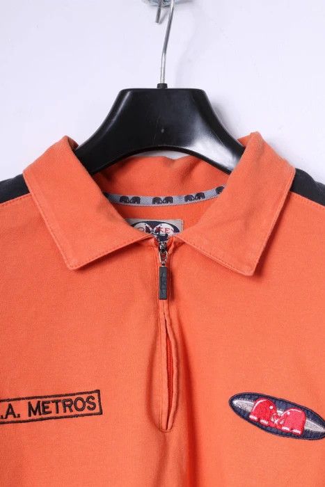 Vintage Hockey Tko Men M Polo Shirt Orange L.A. METROS 1237 Size US M / EU 48-50 / 2 - 2 Thumbnail