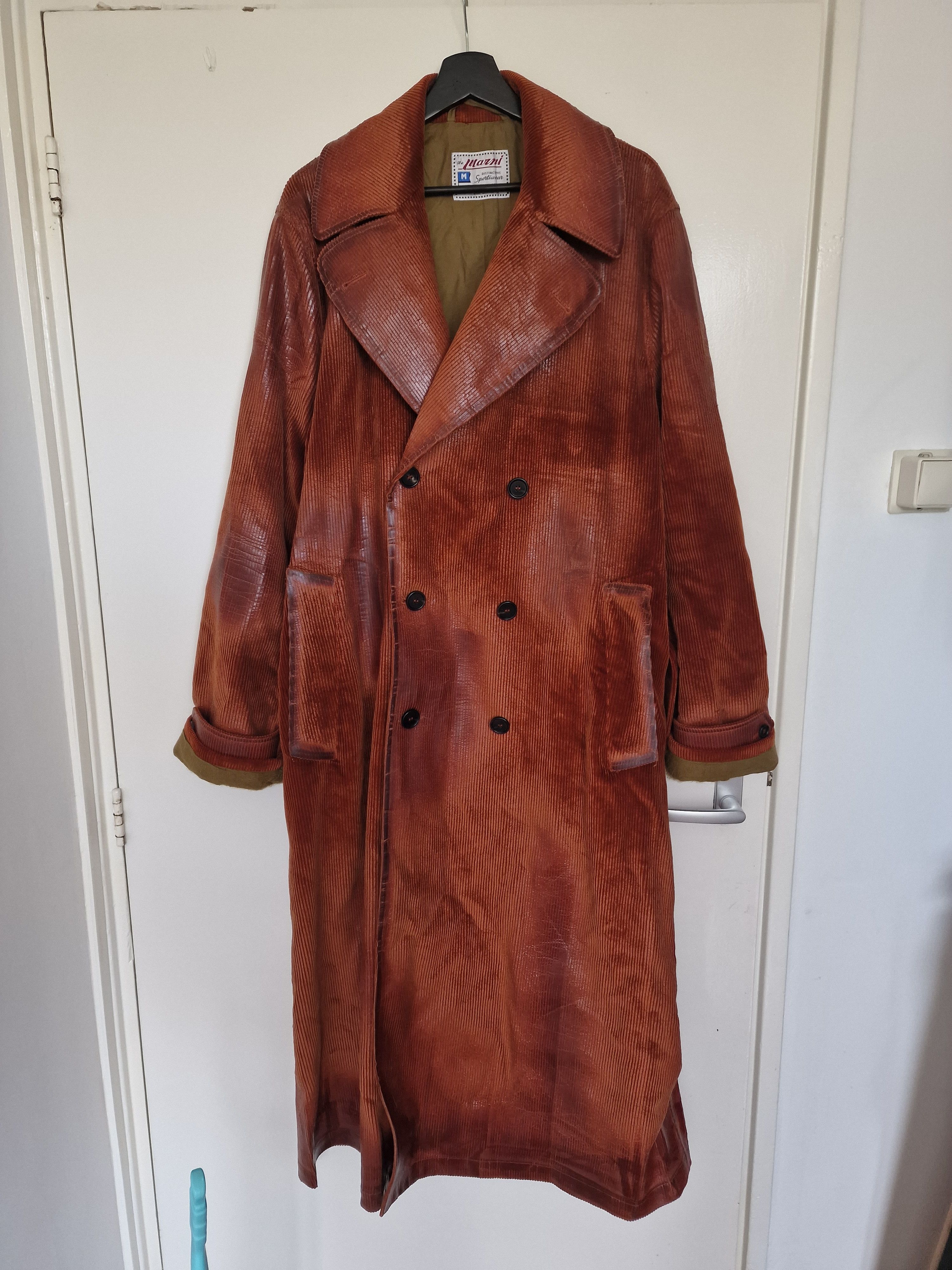 Marni Marni Waxed Corduroy Coat | Grailed