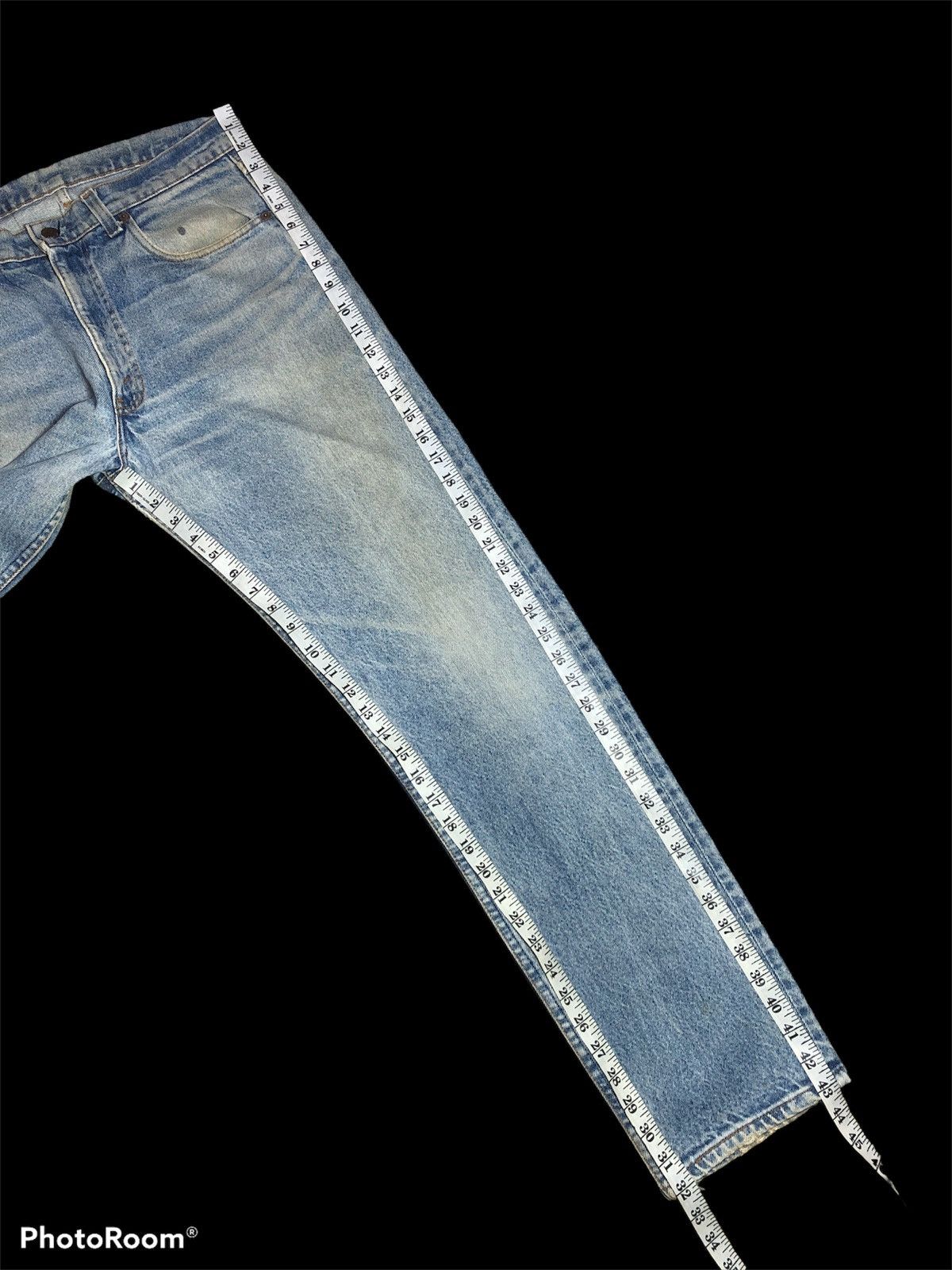 Levi's 80s⚡️⚡️VINTAGE LEVIS USA SINGLE R AGING FADED DENIM Size US 33 - 8 Thumbnail