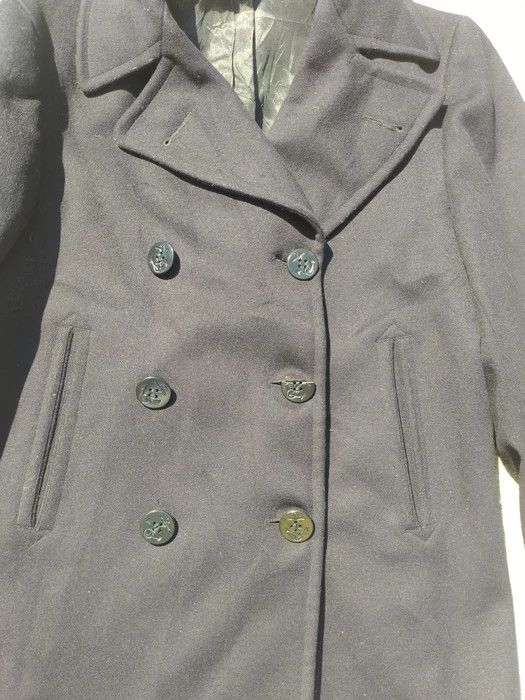 Naval Clothing Factory × Vintage VINTAGE NAVAL CLOTHING DEPOT WOOL OVERCOAT Size US M / EU 48-50 / 2 - 2 Thumbnail