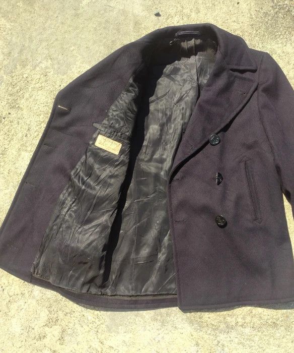 Naval Clothing Factory × Vintage VINTAGE NAVAL CLOTHING DEPOT WOOL OVERCOAT Size US M / EU 48-50 / 2 - 5 Thumbnail