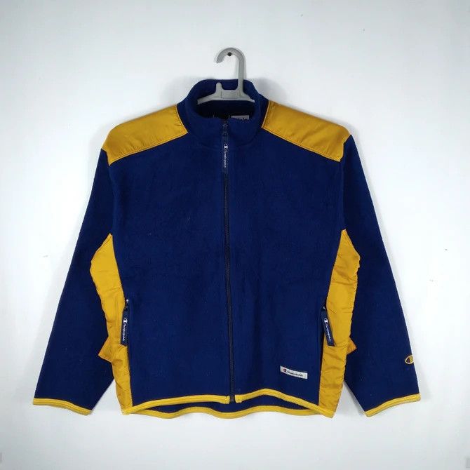 Vintage Champion Polartec Fleece Full Zipper Winter Jacket