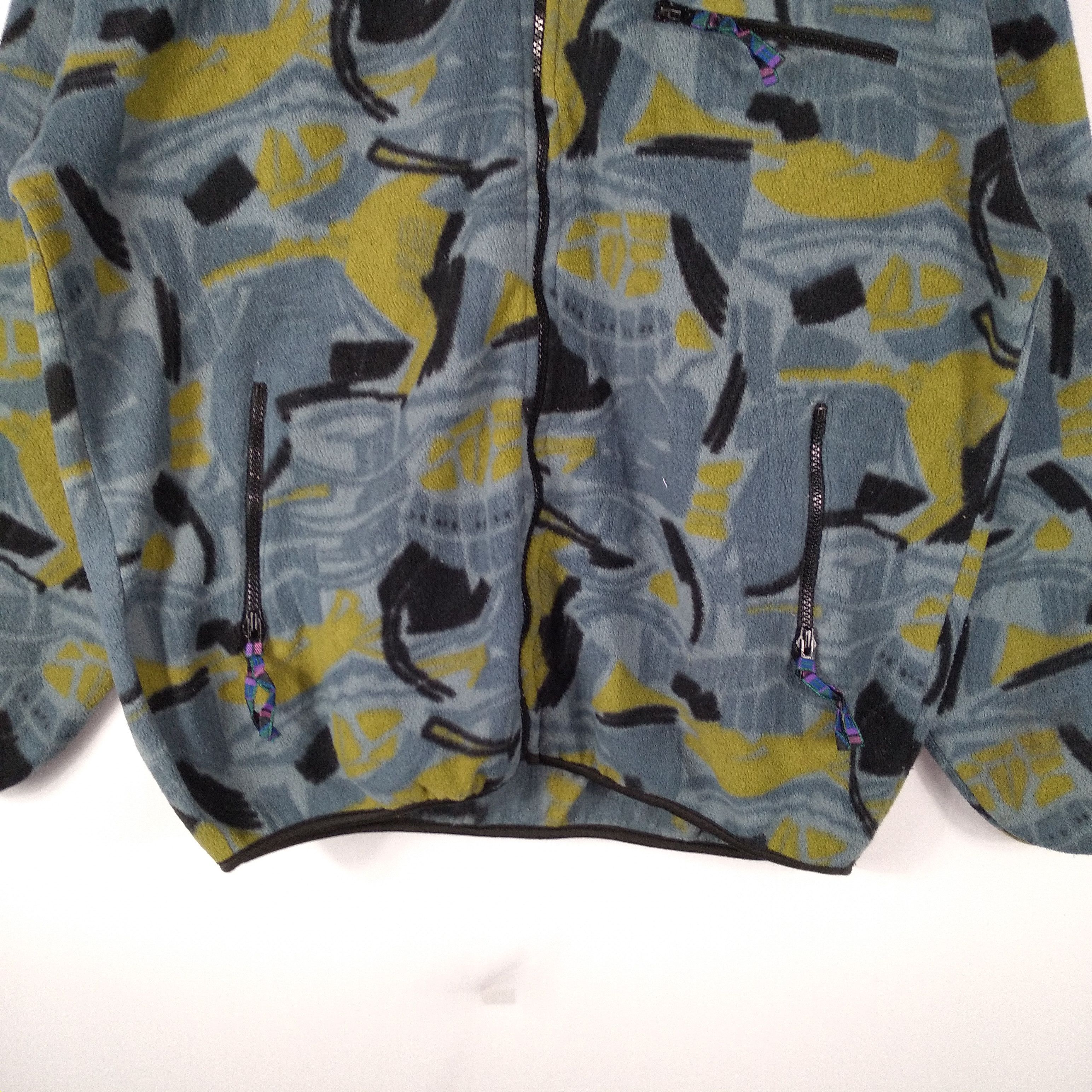 Vintage Vintage Timber Ridge Art Camo Zipper Fleece Sweater Jacket Size US XL / EU 56 / 4 - 3 Thumbnail