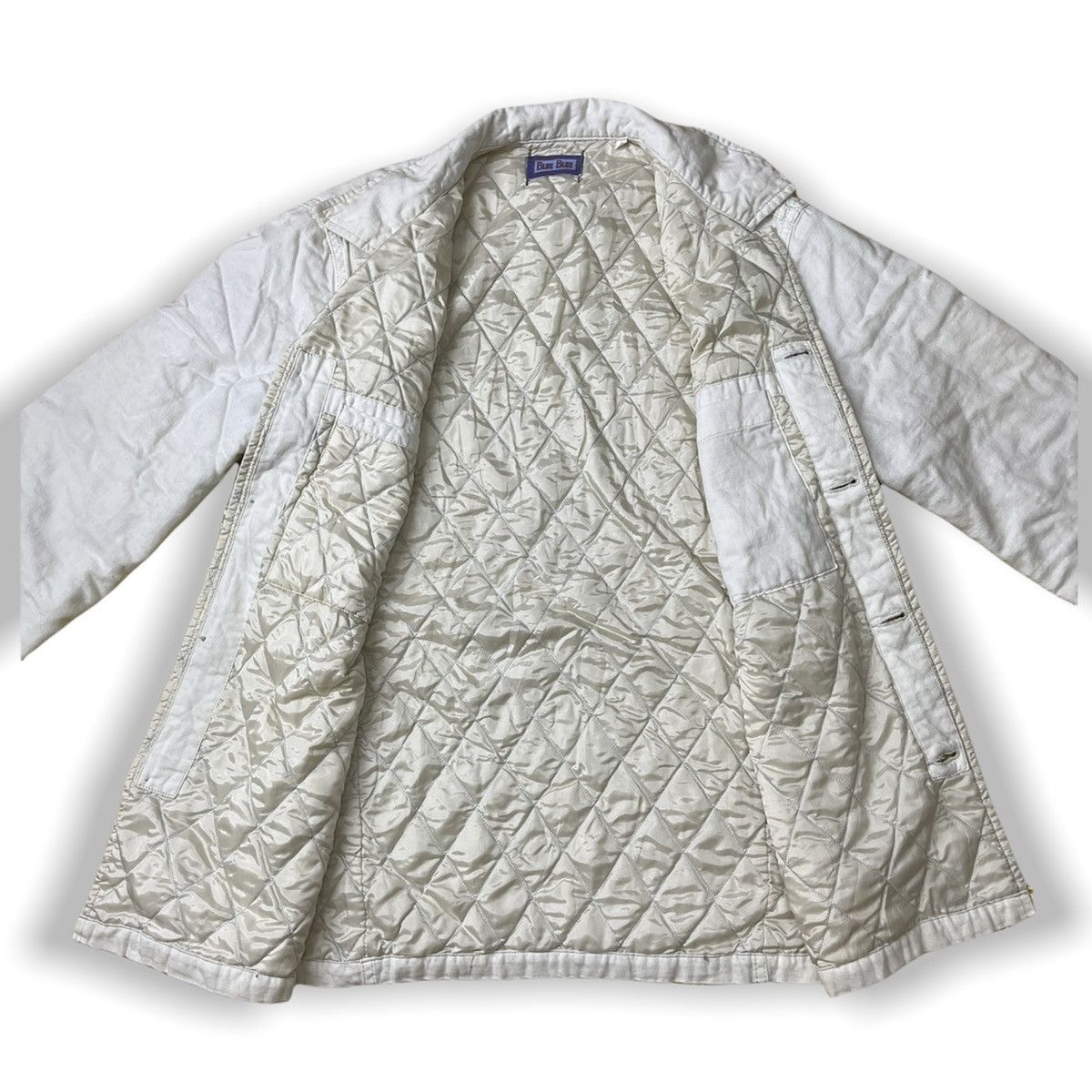 Blue Blue Japan × Japanese Brand × Vintage VINTAGE BLUE BLUE LONG SLEEVE THICK PUFFER JAPAN Size US L / EU 52-54 / 3 - 10 Thumbnail