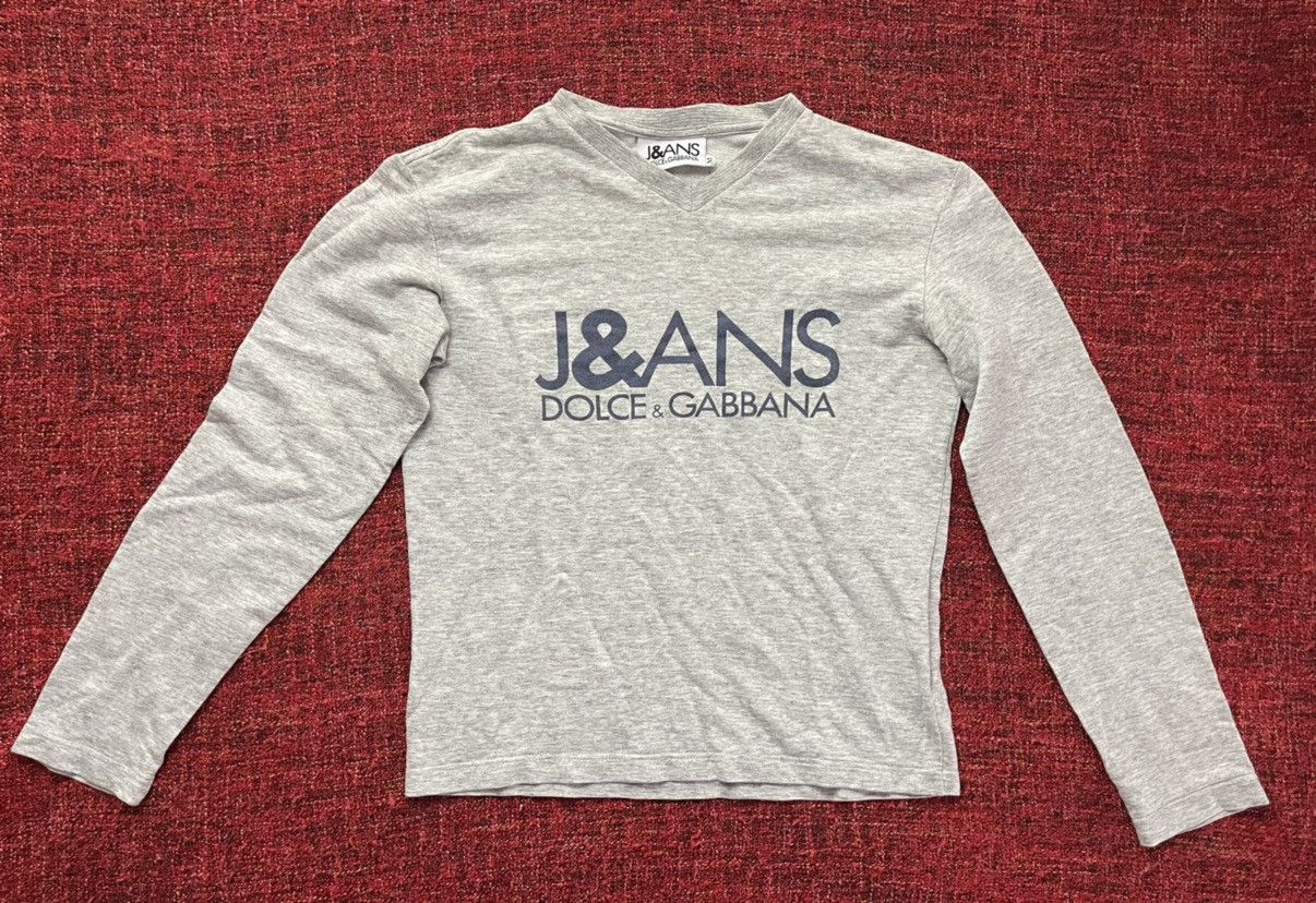 Designer × Dolce & Gabbana × Vintage Dolce & Gabbana J&ans vintage Y2K long sleeve Size M / US 6-8 / IT 42-44 - 1 Thumbnail
