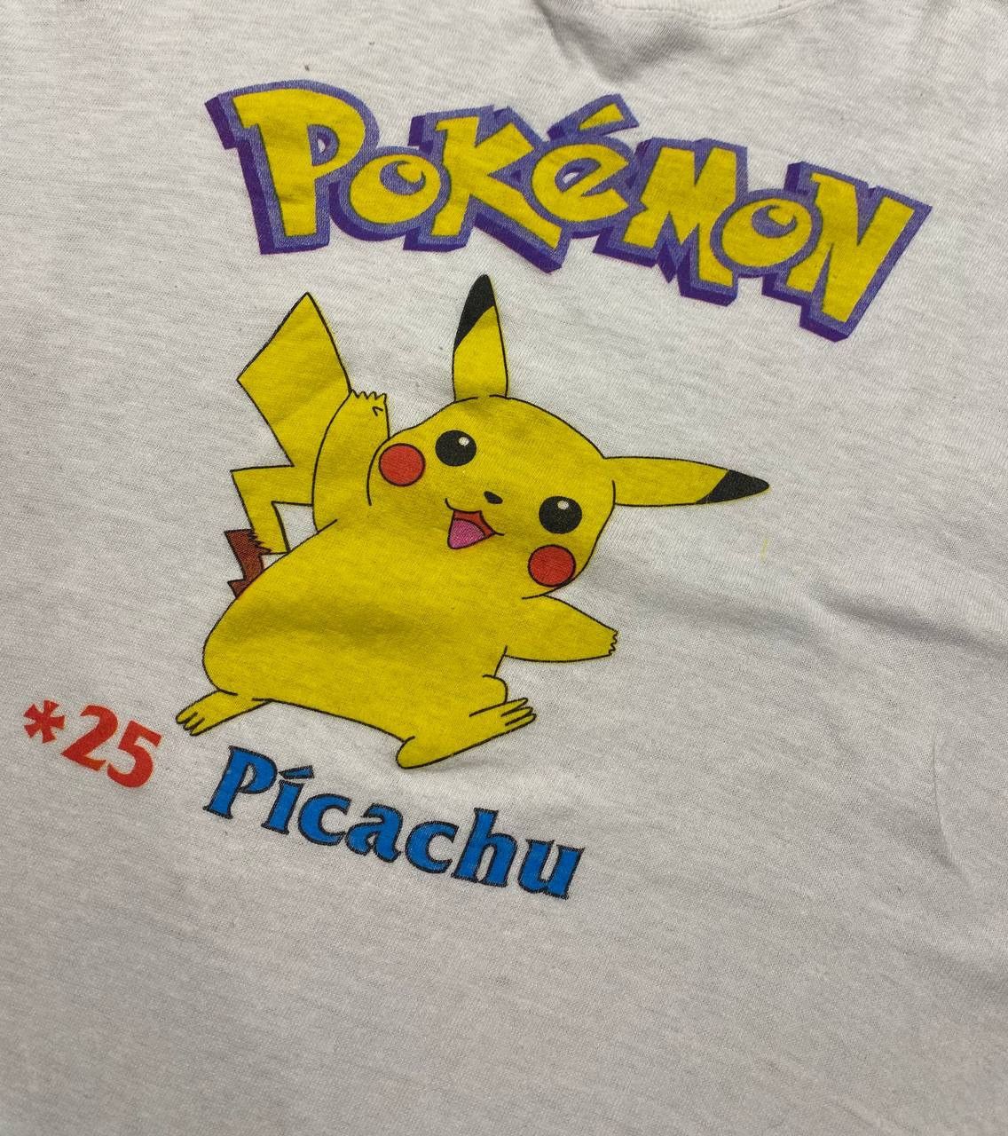Nintendo Vintage Pokémon 25 Picachu Nintendo T-Shirt 90s Size US S / EU 44-46 / 1 - 4 Thumbnail