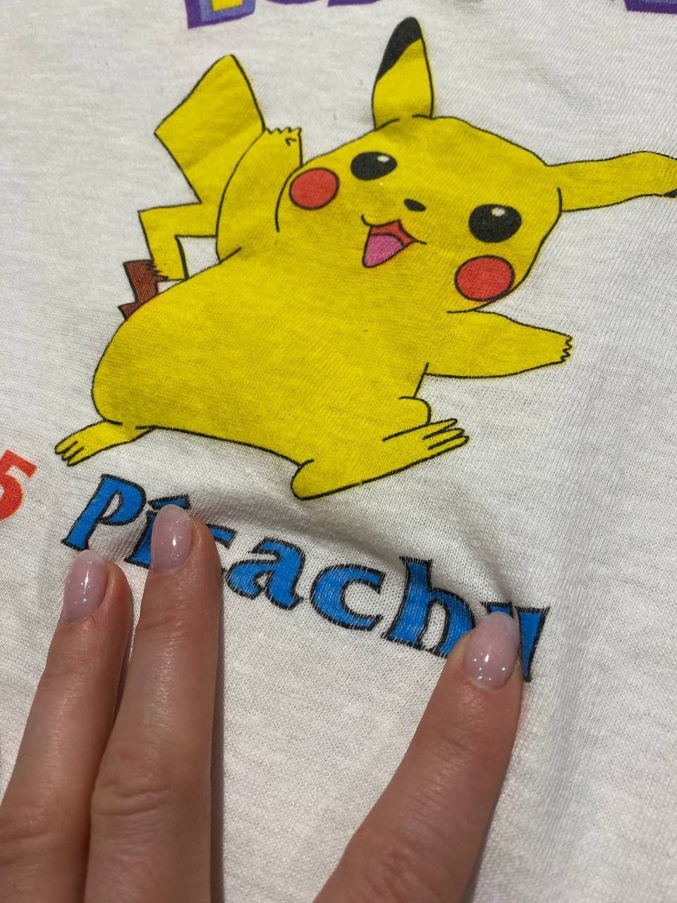 Nintendo Vintage Pokémon 25 Picachu Nintendo T-Shirt 90s Size US S / EU 44-46 / 1 - 5 Thumbnail