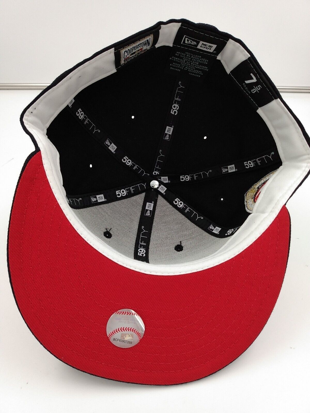 Hat Club × New Era Hat Club Exclusive Yankees 1950 New Era 59fifty Red 7 5/8 Size ONE SIZE - 3 Thumbnail