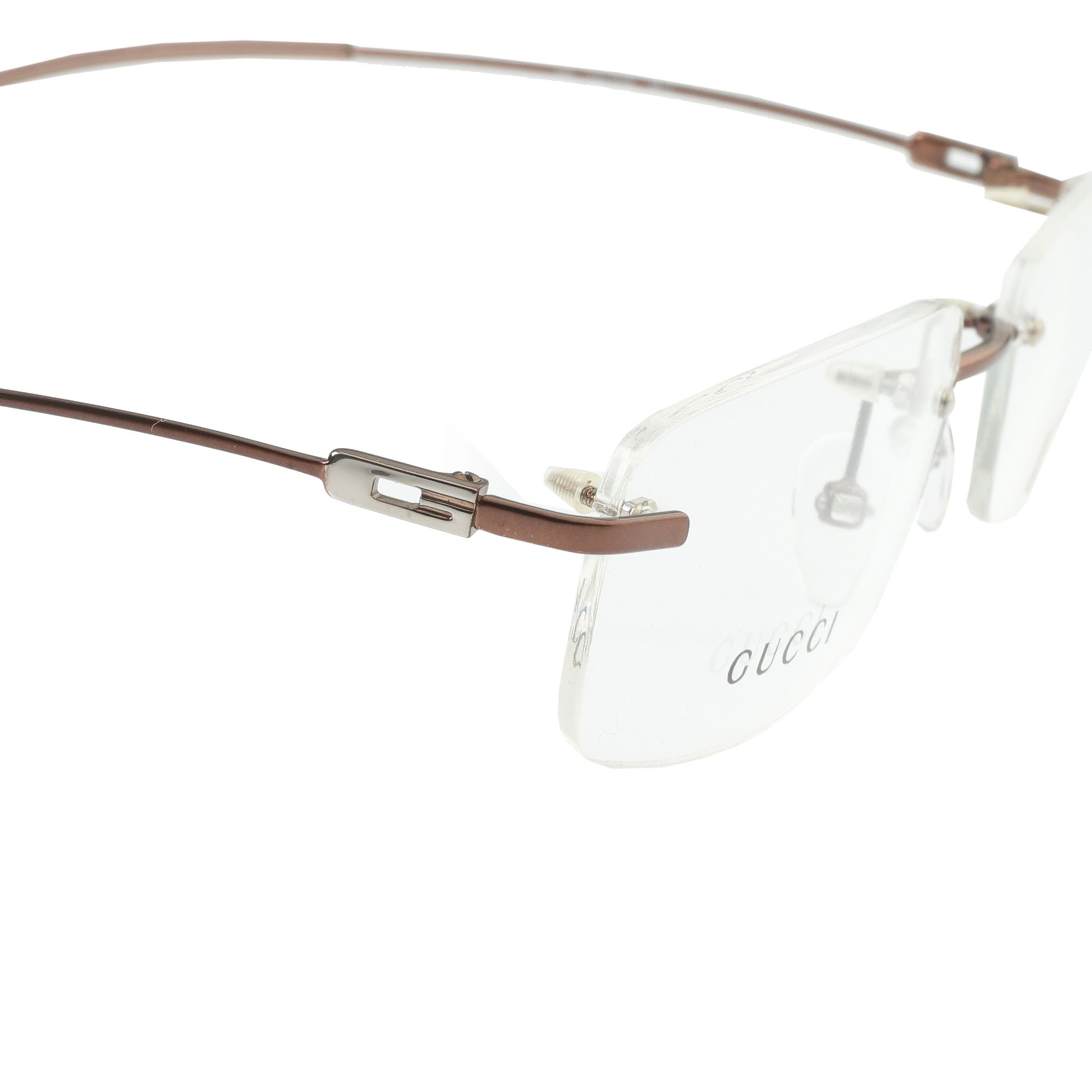 Archival Clothing × Gucci × Vintage Gucci '90s Rimless Square Frame ...