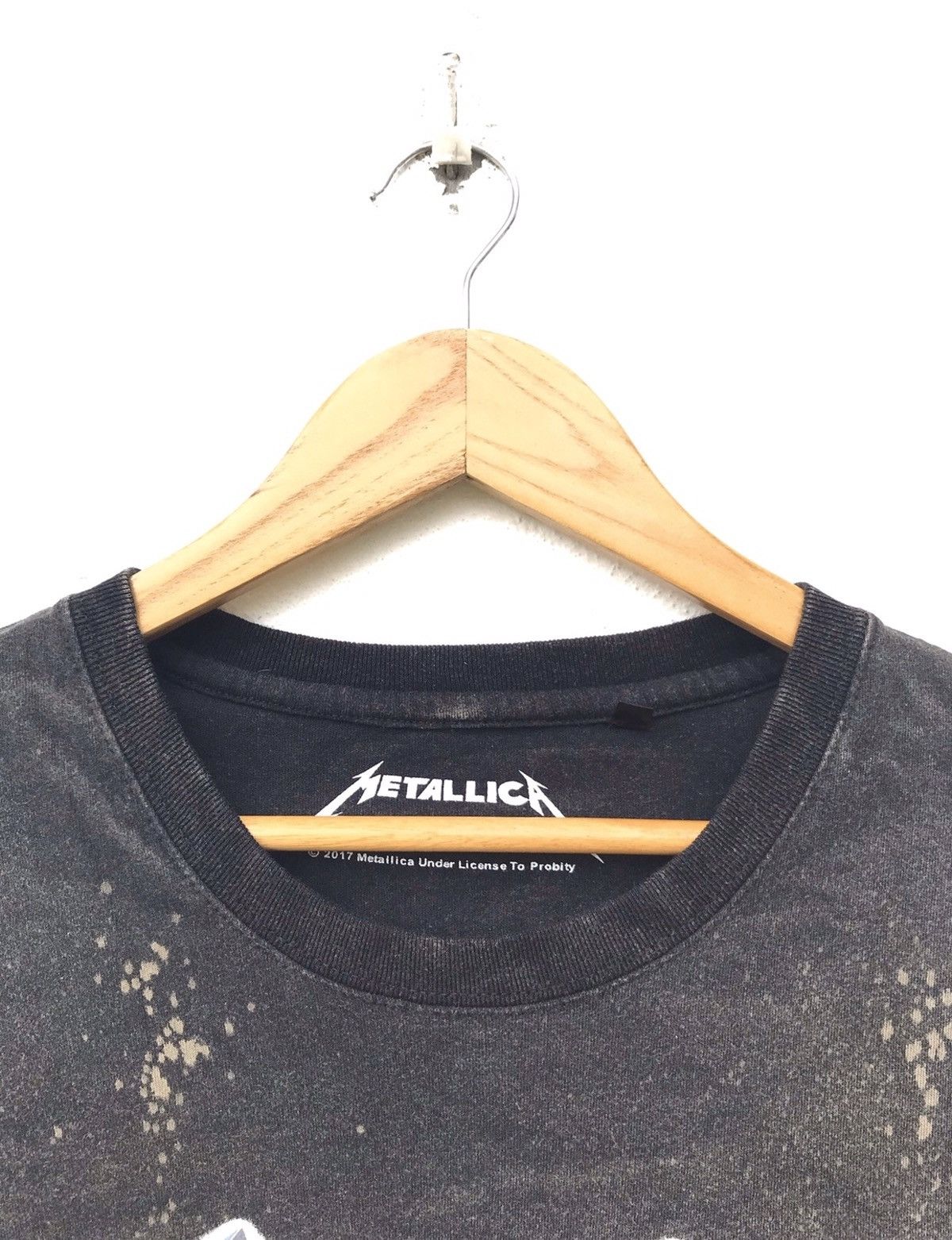 Band Tees × Metallica Vintage Matellica Ride The Lightening Acid Wash Design Size US XL / EU 56 / 4 - 5 Thumbnail