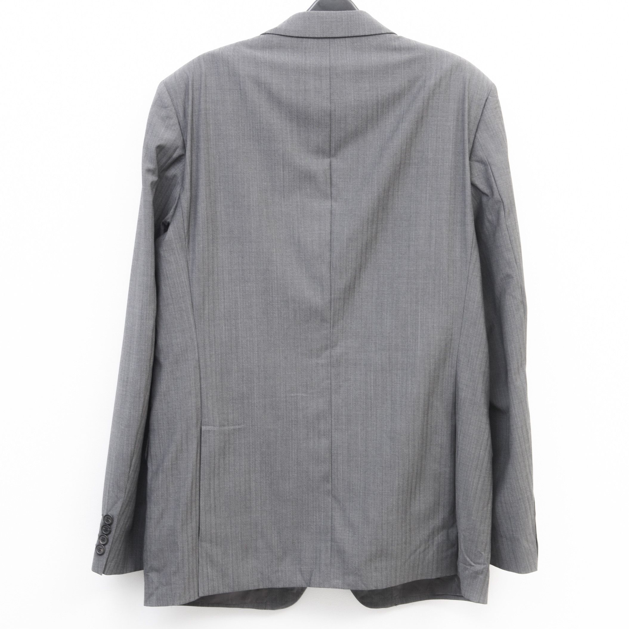 Hugo Boss Virgin Wool Blazer Suit Jacket Sport Coat Grey UK 42L US Size 42L - 4 Thumbnail
