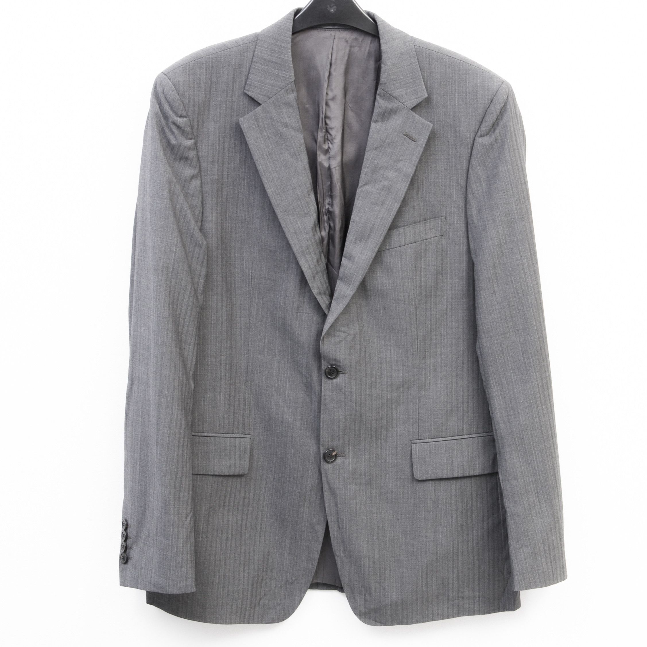Hugo Boss Virgin Wool Blazer Suit Jacket Sport Coat Grey UK 42L US Size 42L - 1 Thumbnail