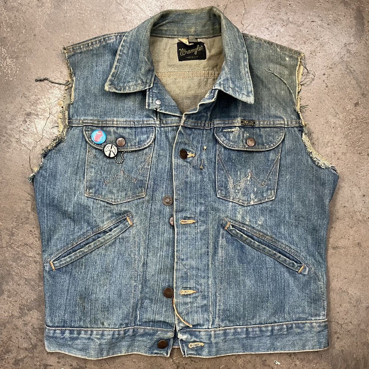 Vintage Vintage 70s denim vest Grailed