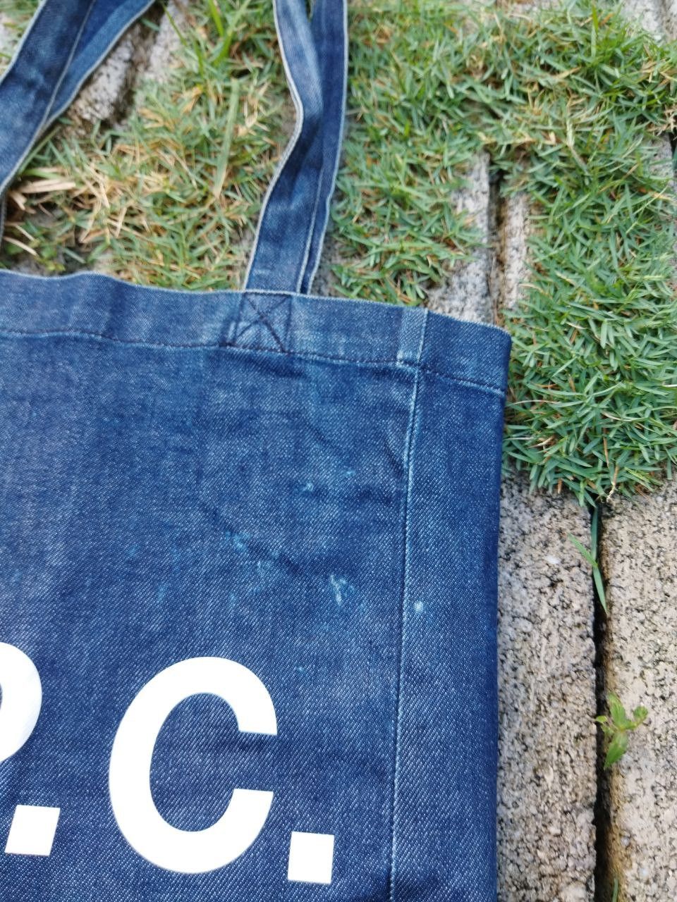 A.P.C. A.P.C Denim Tote Bag Size ONE SIZE - 4 Thumbnail