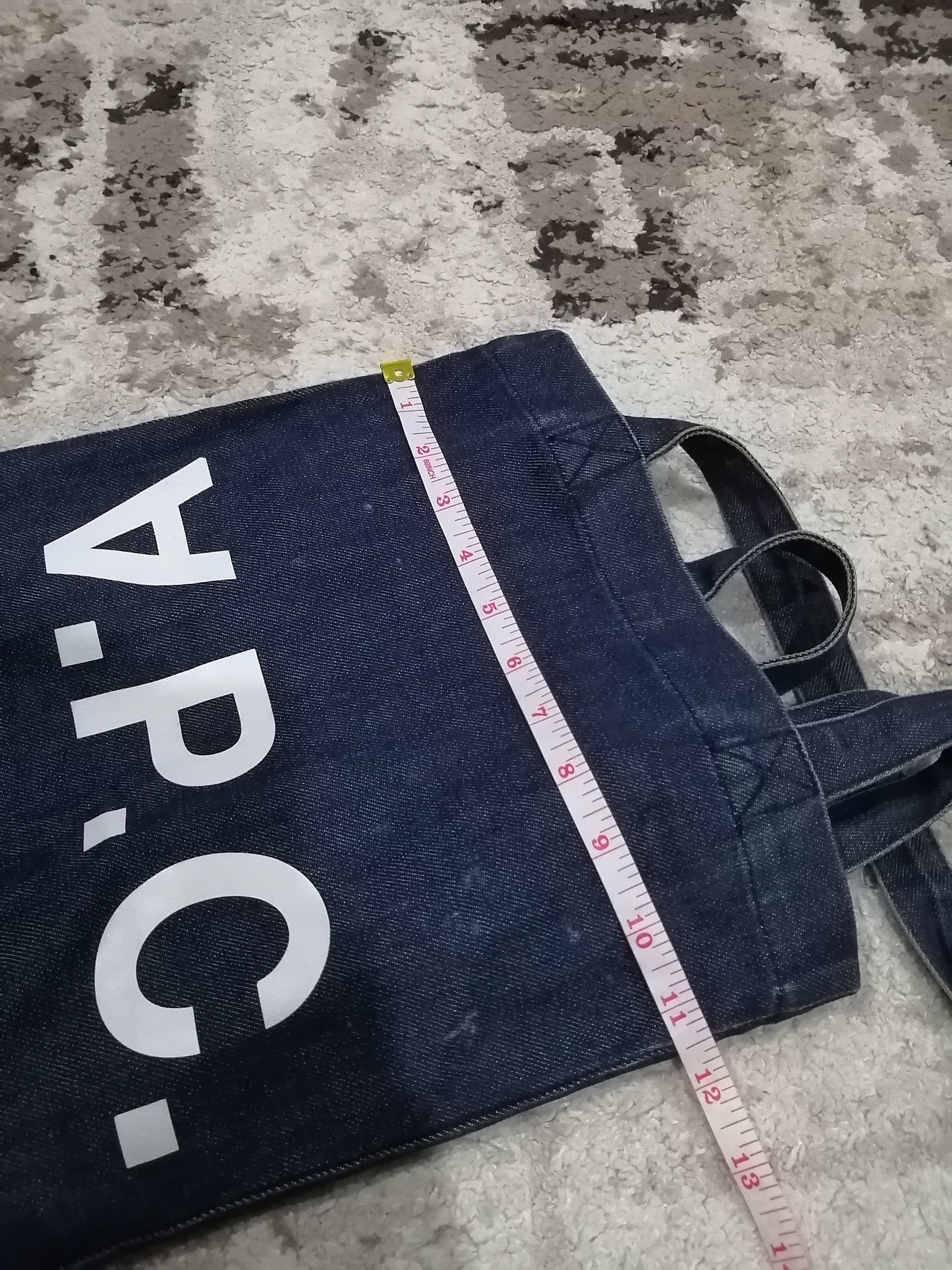 A.P.C. A.P.C Denim Tote Bag Size ONE SIZE - 9 Thumbnail