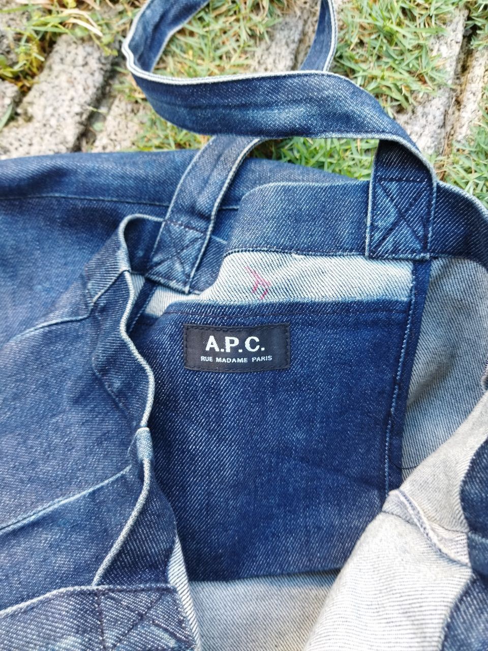 A.P.C. A.P.C Denim Tote Bag Size ONE SIZE - 6 Thumbnail