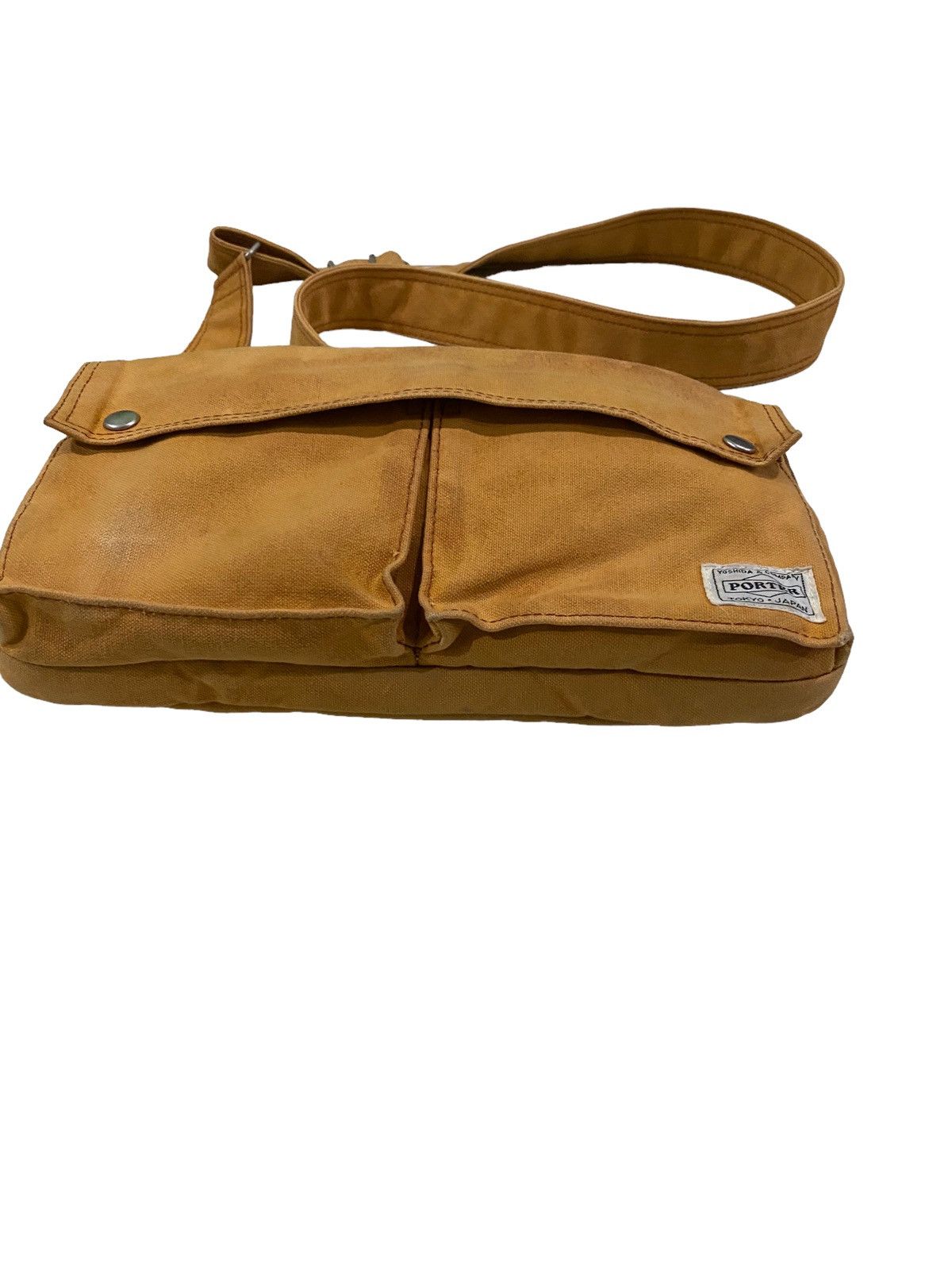 Japanese Brand × Porter Rare Porter Yoshida canvas sling bag Size ONE SIZE - 7 Thumbnail