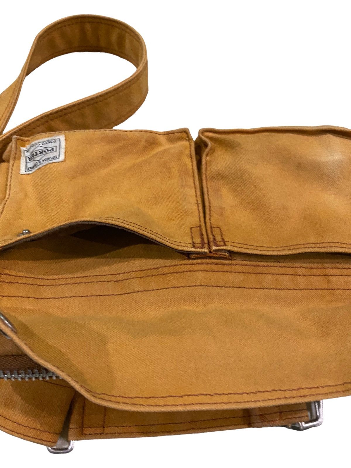 Japanese Brand × Porter Rare Porter Yoshida canvas sling bag Size ONE SIZE - 14 Thumbnail