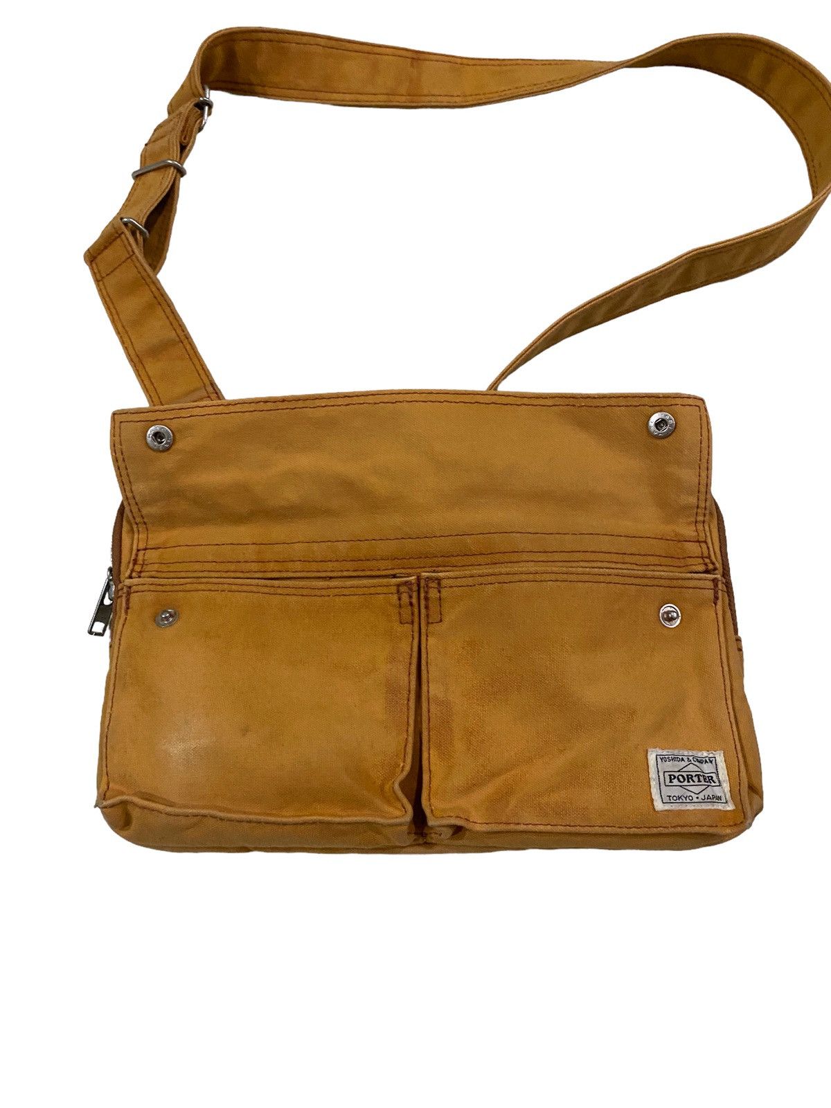 Japanese Brand × Porter Rare Porter Yoshida canvas sling bag Size ONE SIZE - 13 Thumbnail