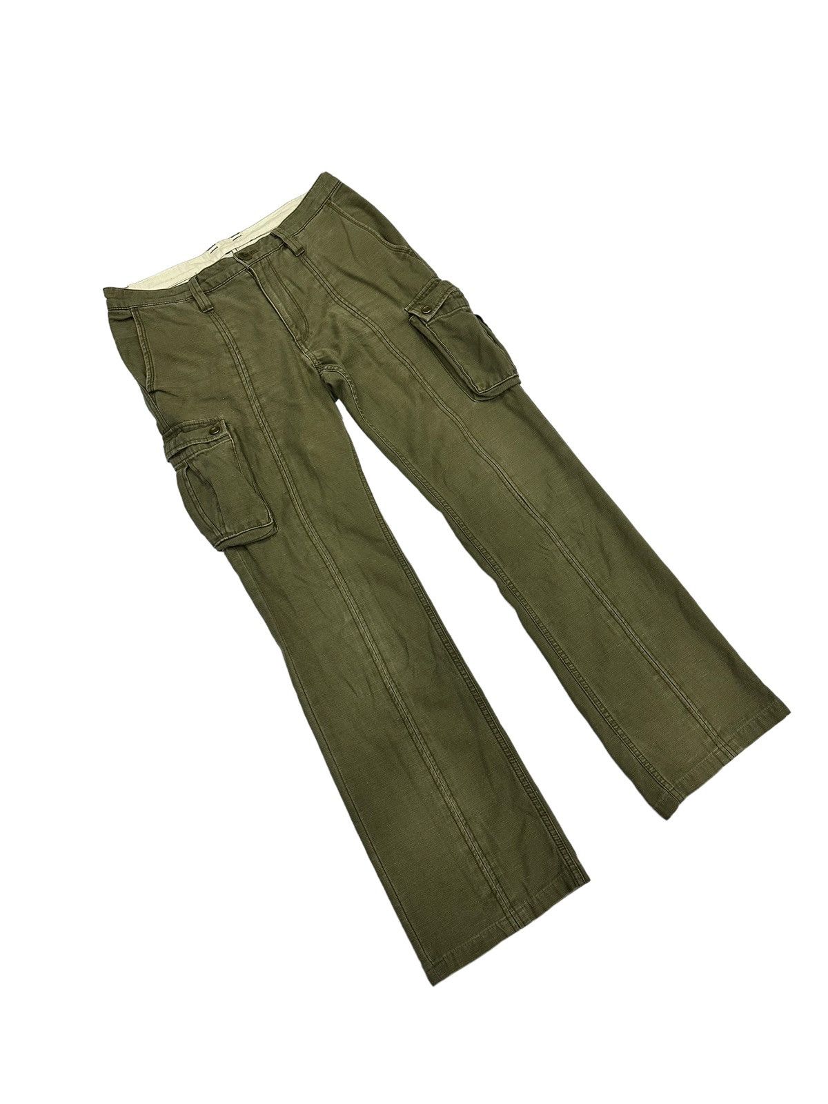 ADAM ET ROPE Rare ADAM et ROPE Multipocket Cargo Cyberpunk Pant Size US 32 / EU 48 - 3 Thumbnail