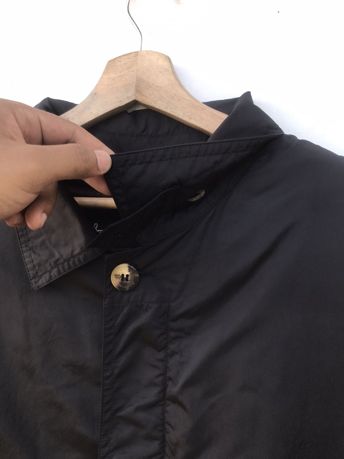 Designer × Salvatore Ferragamo Salvatore Ferragamo Long Jacket Made In Italy Size US L / EU 52-54 / 3 - 8 Thumbnail