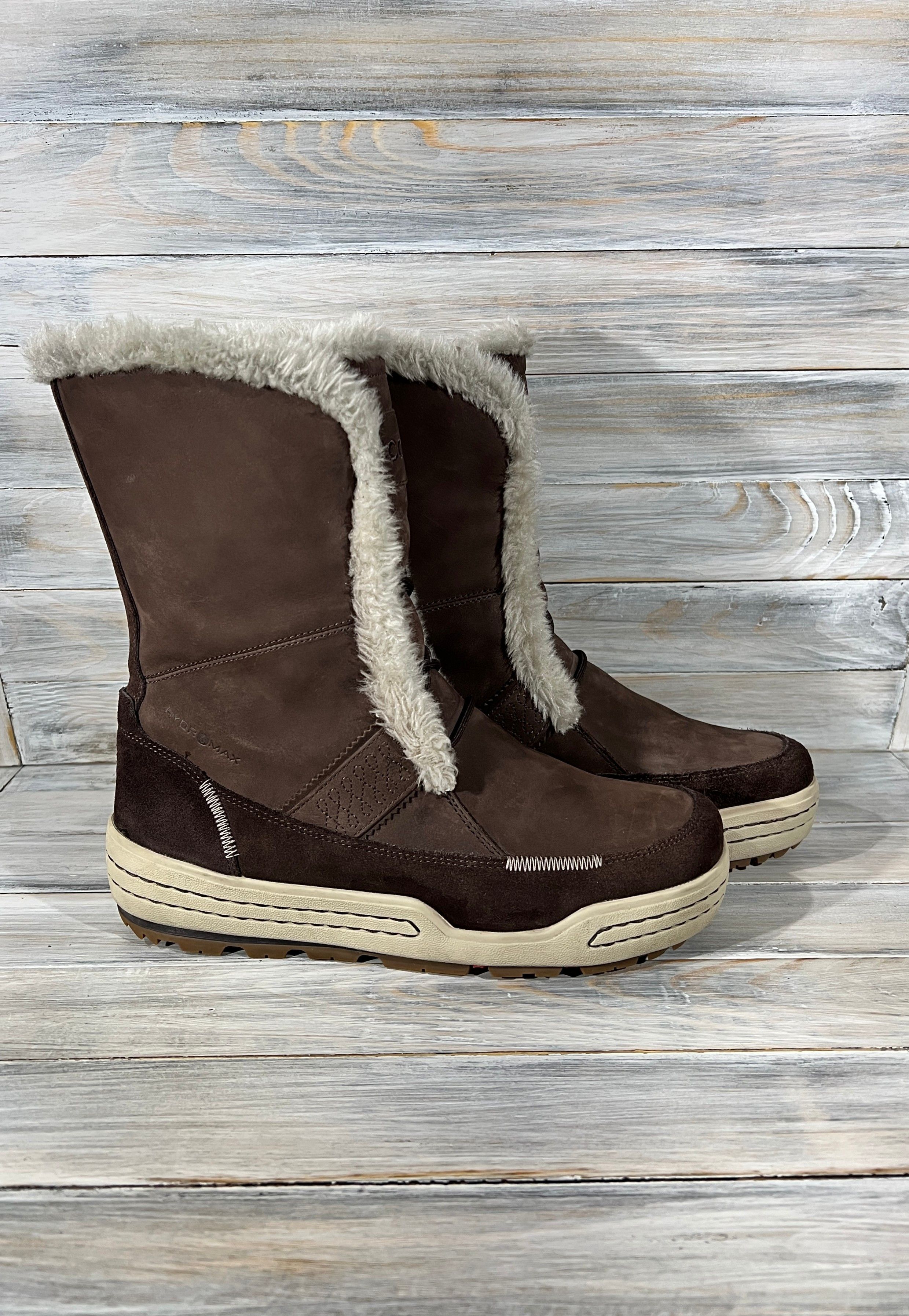 Ecco Ecco Siberia Hydromax Waterproof Leather Winter Boots Shoes Grailed