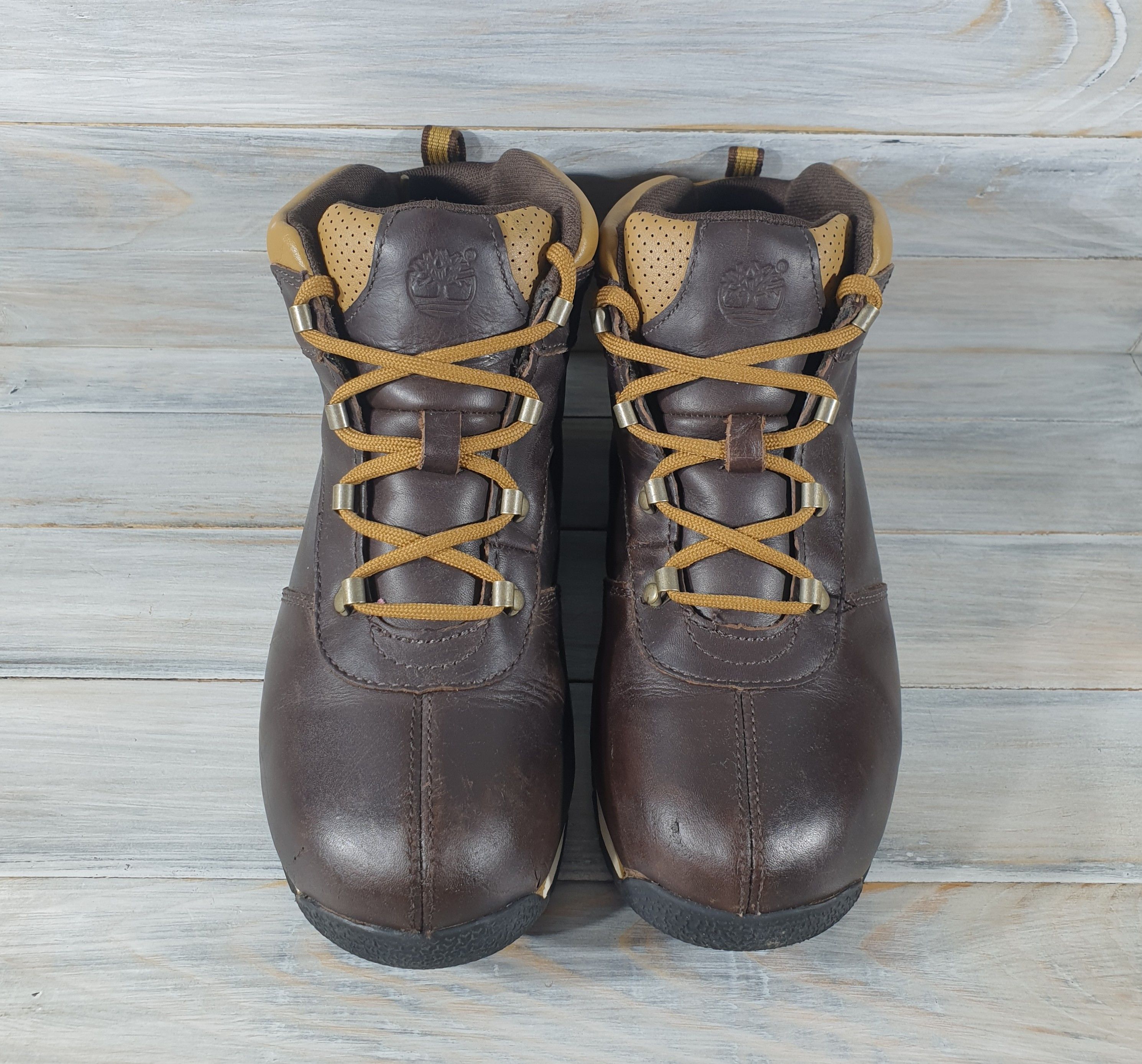 Leather TIMBERLAND SPLITROCK 2 Boys Leather Boots Winter CasualShoes Size US 5.5 / EU 38 - 3 Thumbnail