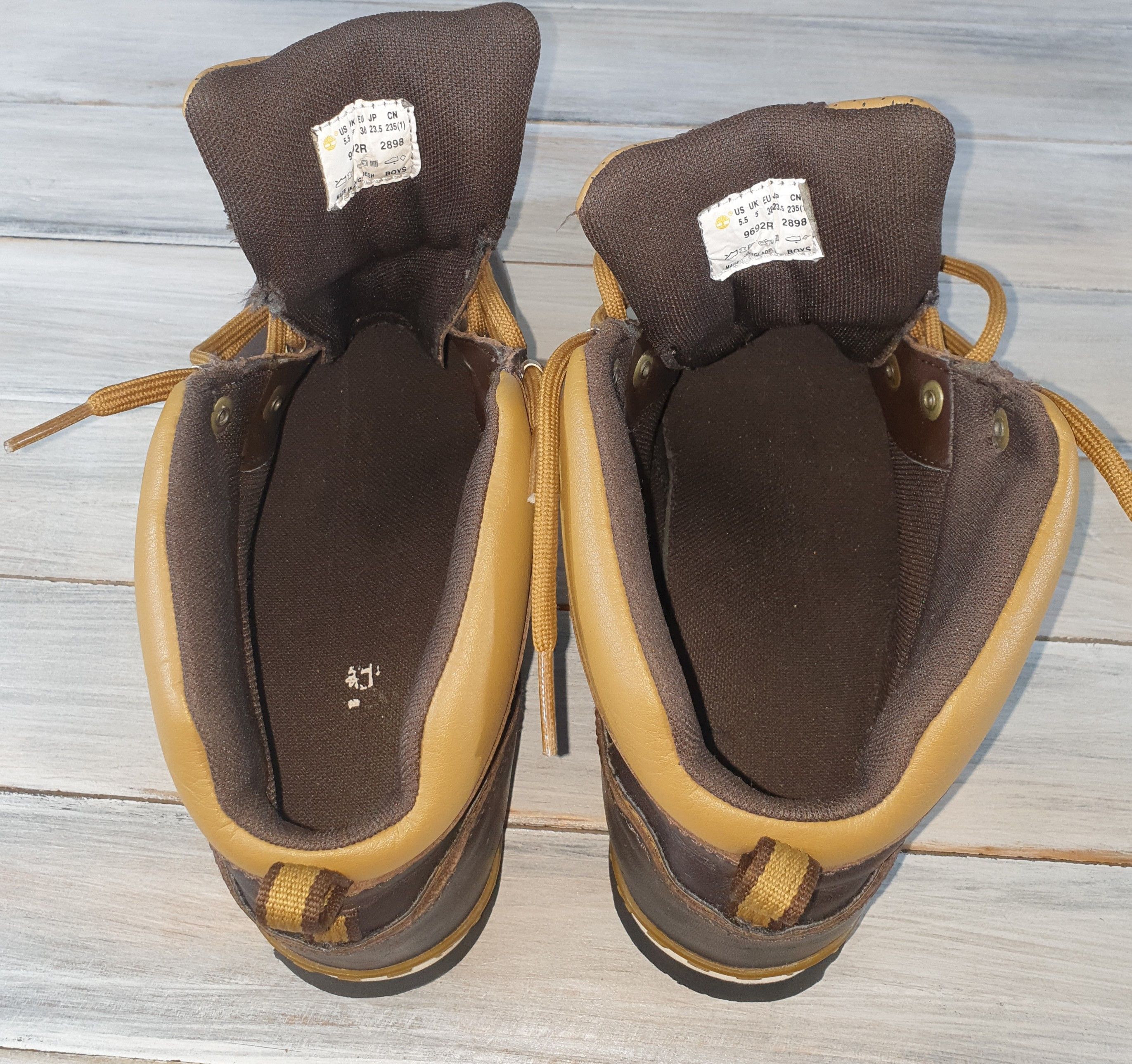 Leather TIMBERLAND SPLITROCK 2 Boys Leather Boots Winter CasualShoes Size US 5.5 / EU 38 - 23 Thumbnail