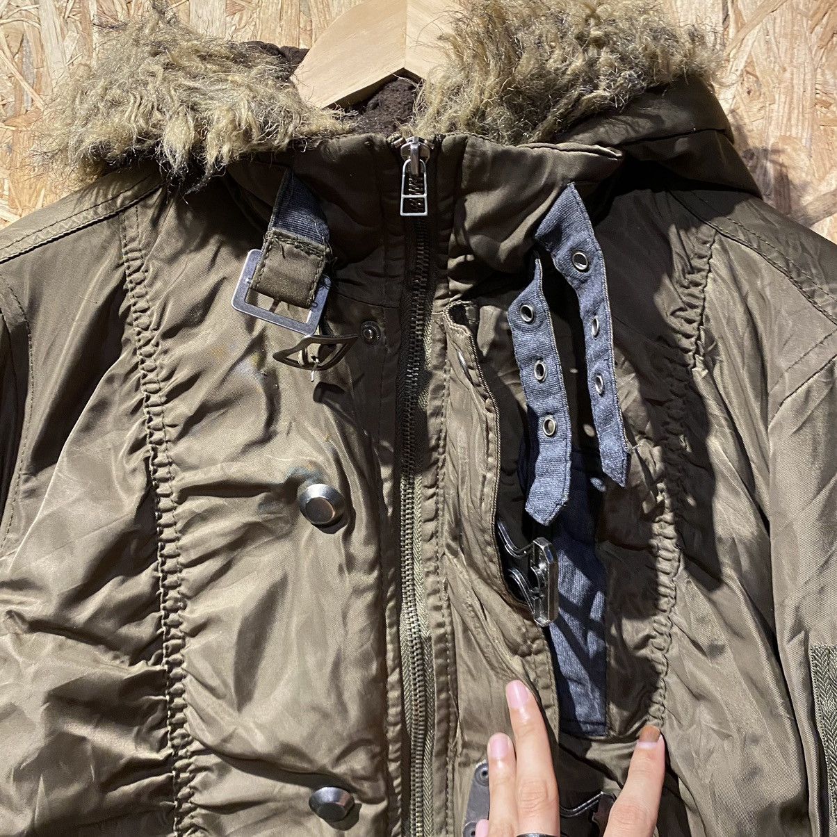In The Attic × Japanese Brand RARE‼️In The Attic Homme Parka Fur Hoodie Jackets Size L / US 10 / IT 46 - 16 Thumbnail