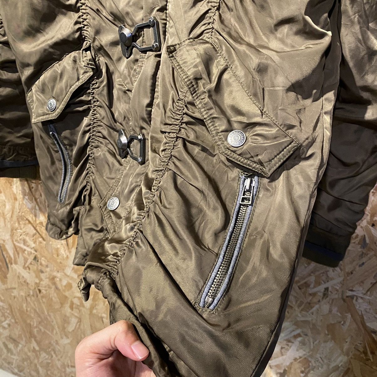 In The Attic × Japanese Brand RARE‼️In The Attic Homme Parka Fur Hoodie Jackets Size L / US 10 / IT 46 - 10 Thumbnail