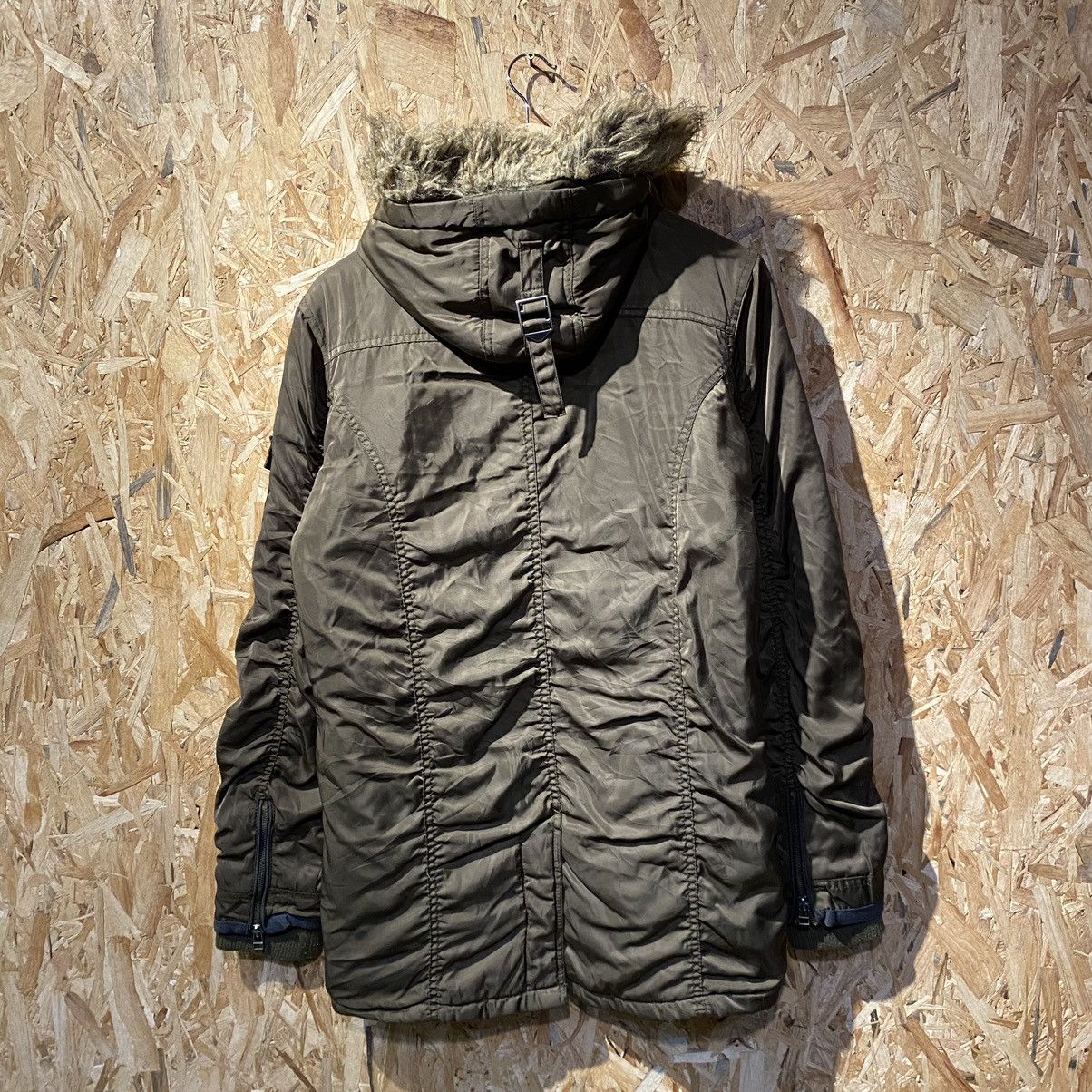 In The Attic × Japanese Brand RARE‼️In The Attic Homme Parka Fur Hoodie Jackets Size L / US 10 / IT 46 - 2 Thumbnail